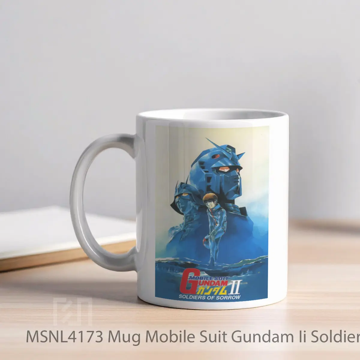 Mug Mobile Suit Gundam Ii Soldiers Of Sorrow Gelas Keramik Tema Film MSNL4173 - Tampak Kiri