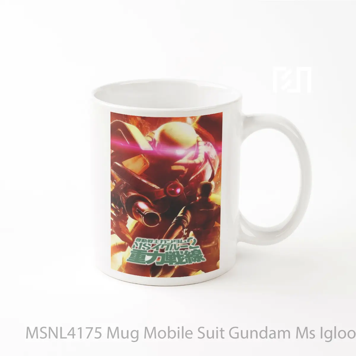 Mug Mobile Suit Gundam Ms Igloo 2 Gravity Of The Battlefront Gelas Keramik Tema Film MSNL4175