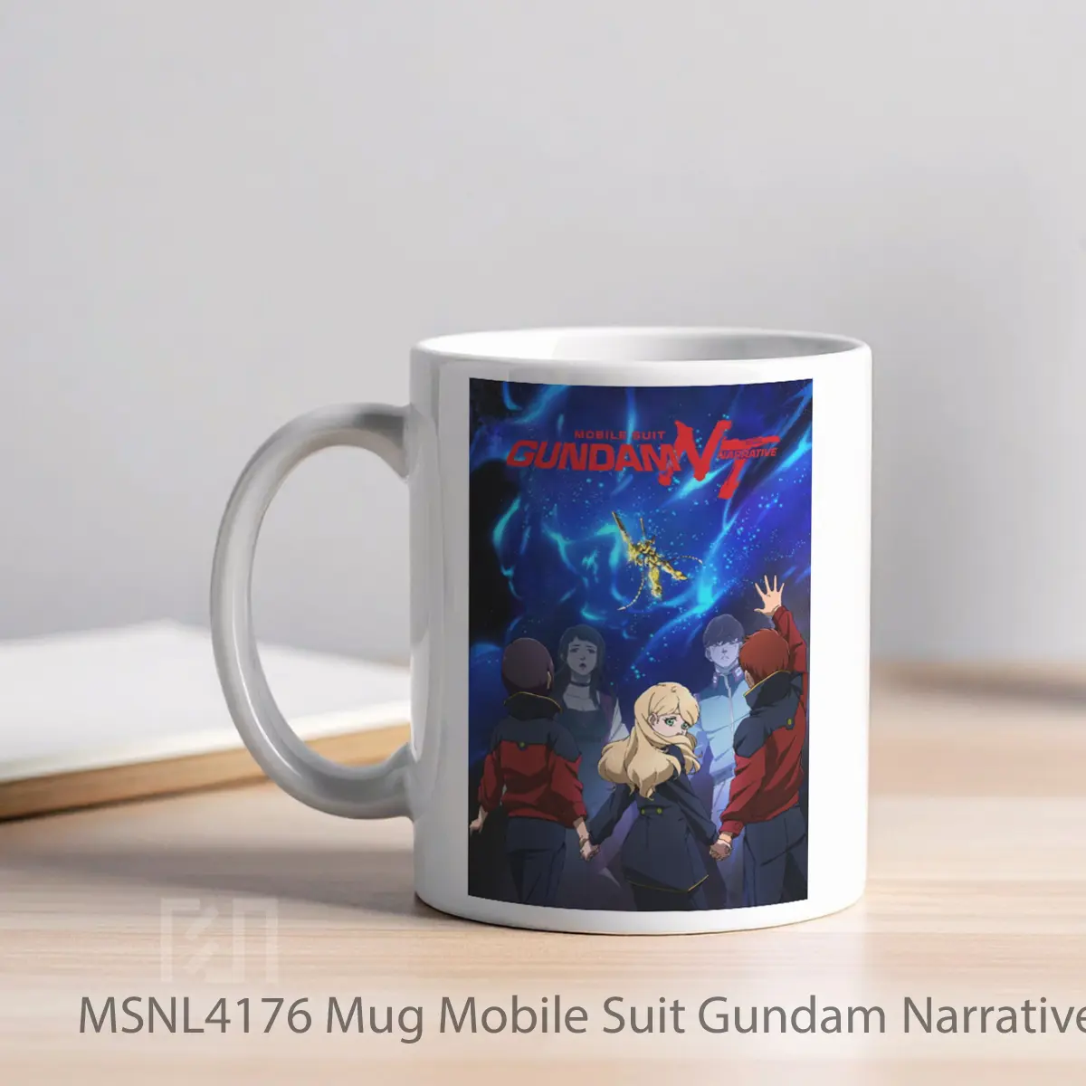 Mug Mobile Suit Gundam Narrative Gelas Keramik Tema Film MSNL4176 - Tampak Kiri