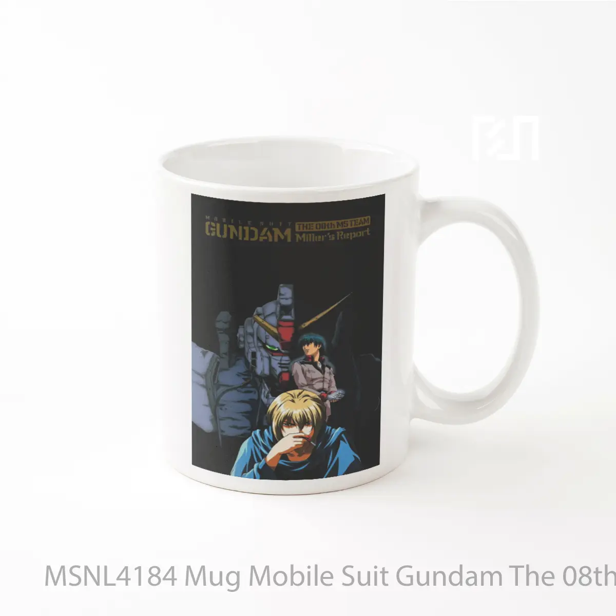 Mug Mobile Suit Gundam The 08th Ms Team Miller S Report Gelas Keramik Tema Film MSNL4184