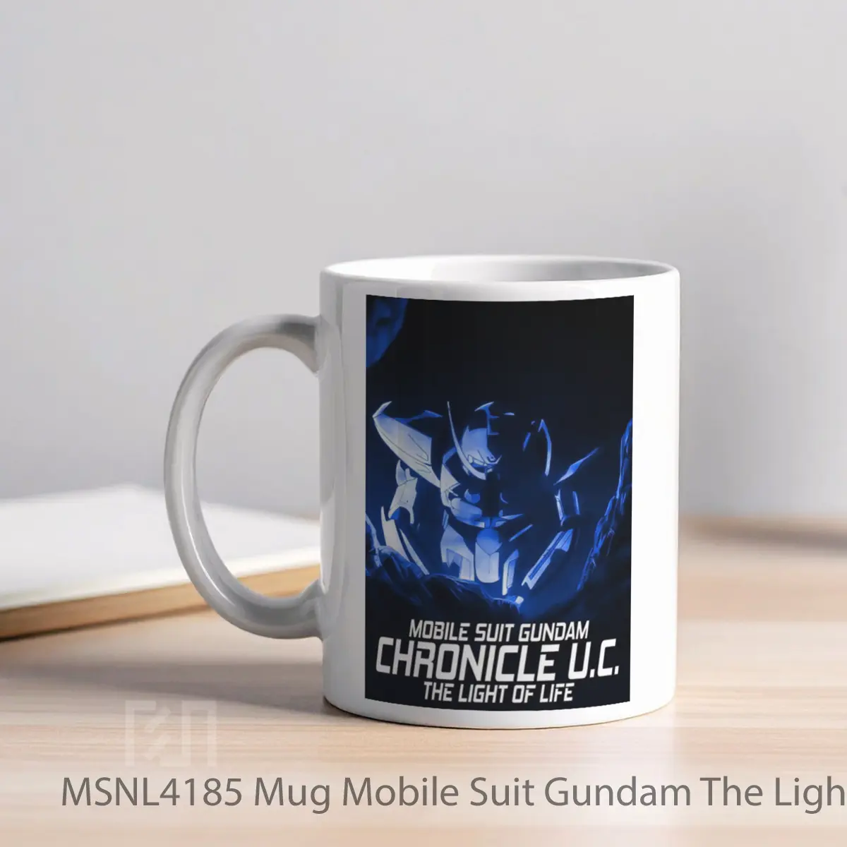 Mug Mobile Suit Gundam The Light Of Life Chronicle U C Gelas Keramik Tema Film MSNL4185 - Tampak Kiri