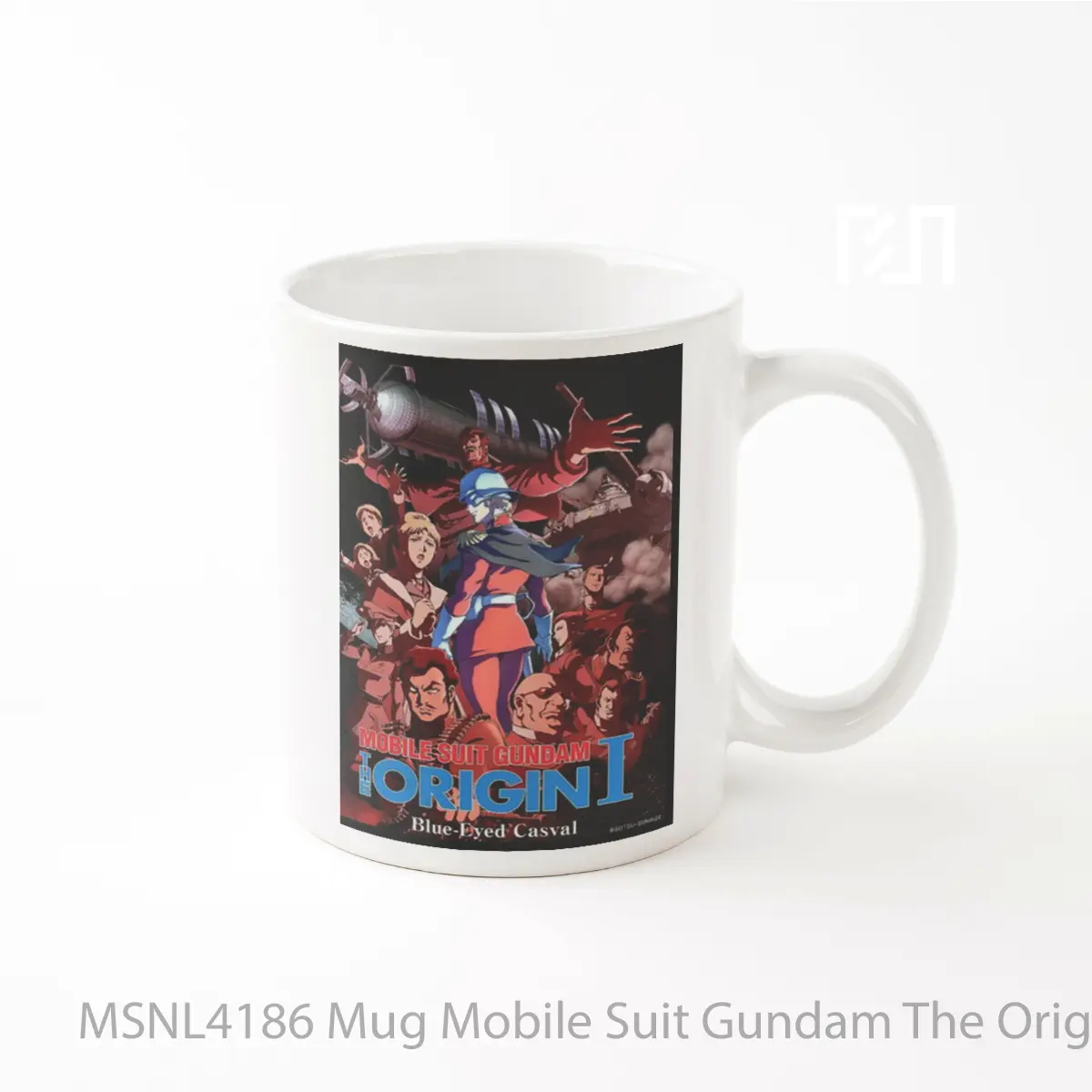 Mug Mobile Suit Gundam The Origin I Blue Eyed Casval Gelas Keramik Tema Film MSNL4186