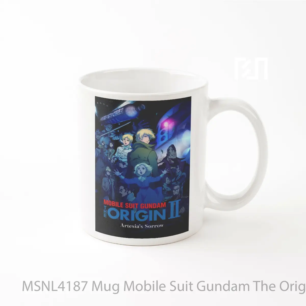 Mug Mobile Suit Gundam The Origin Ii Artesia S Sorrow Gelas Keramik Tema Film MSNL4187