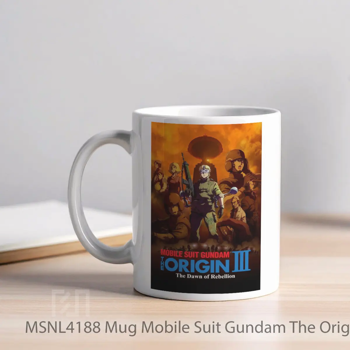 Mug Mobile Suit Gundam The Origin Iii Dawn Of Rebellion Gelas Keramik Tema Film MSNL4188 - Tampak Kiri