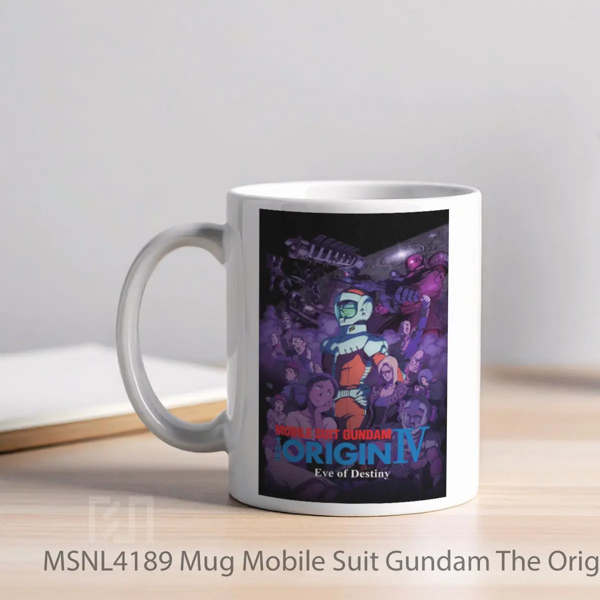Mug Mobile Suit Gundam The Origin Iv Eve Of Destiny Gelas Keramik Tema Film MSNL4189 - Tampak Kiri