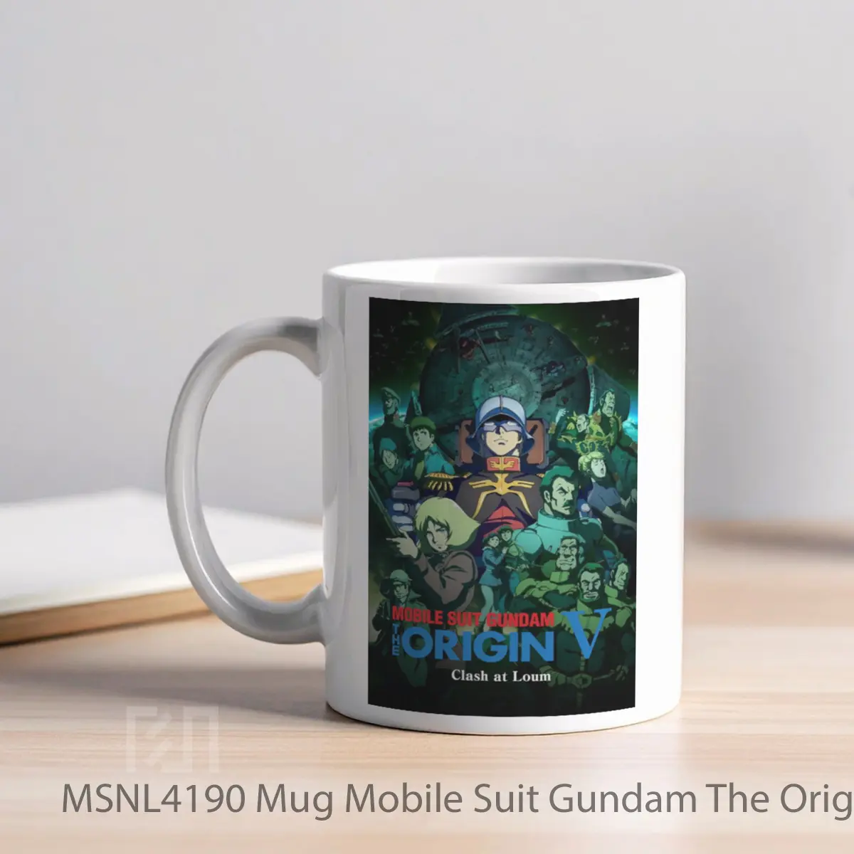 Mug Mobile Suit Gundam The Origin V Clash At Loum Gelas Keramik Tema Film MSNL4190 - Tampak Kiri