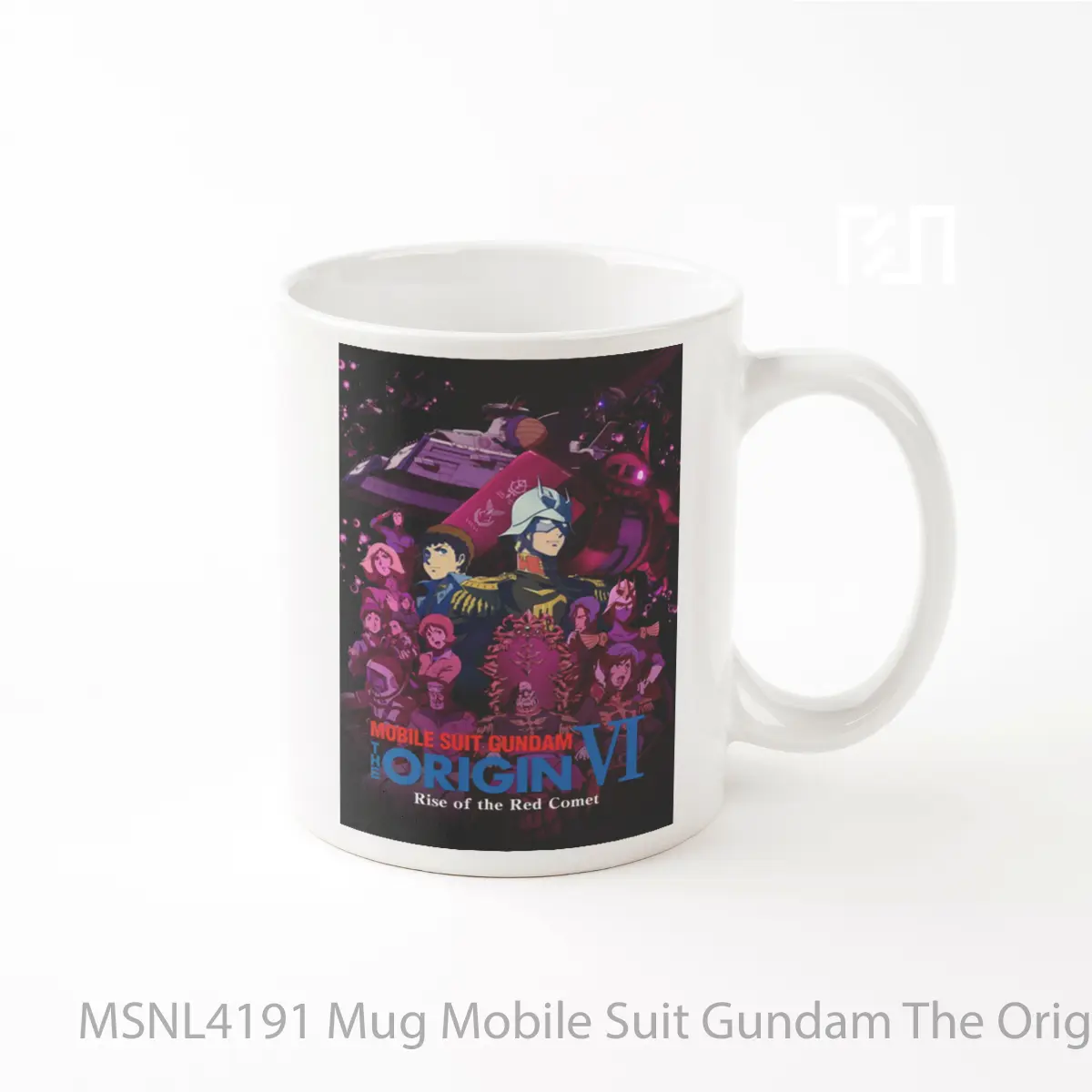 Mug Mobile Suit Gundam The Origin Vi Rise Of The Red Comet Gelas Keramik Tema Film MSNL4191