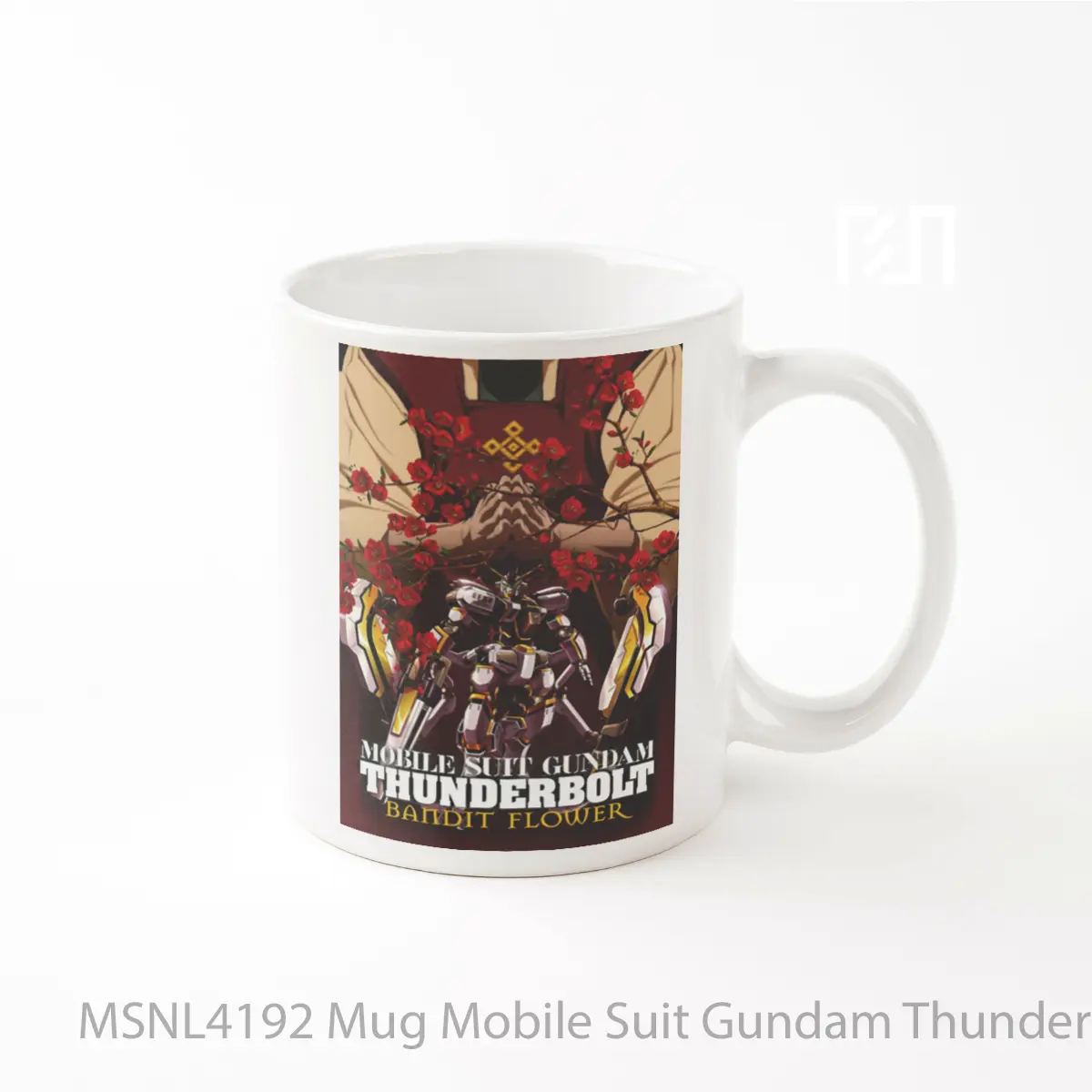 Mug Mobile Suit Gundam Thunderbolt Bandit Flower Gelas Keramik Tema Film MSNL4192