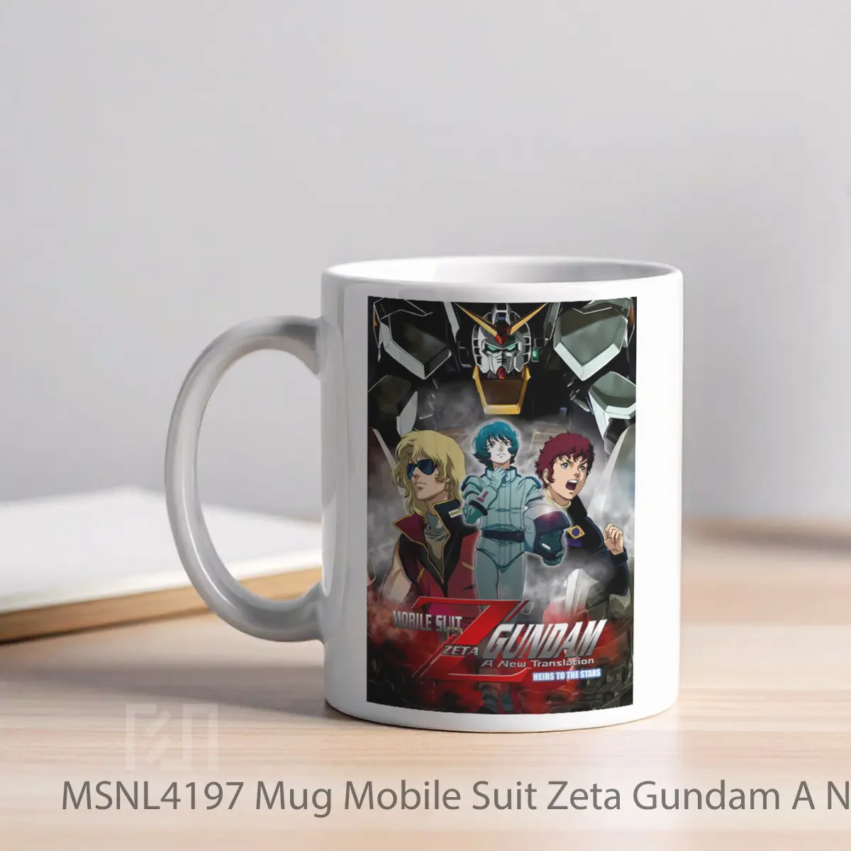 Mug Mobile Suit Zeta Gundam A New Translation I Heir To The Stars Gelas Keramik Tema Film MSNL4197 - Tampak Kiri