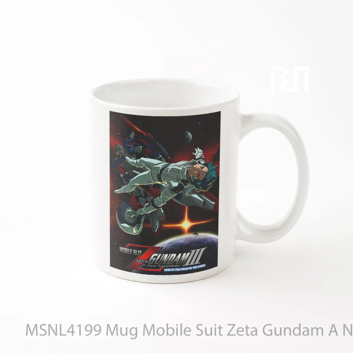Mug Mobile Suit Zeta Gundam A New Translation Iii Love Is The Pulse Of The Stars Gelas Keramik Tema Film MSNL4199