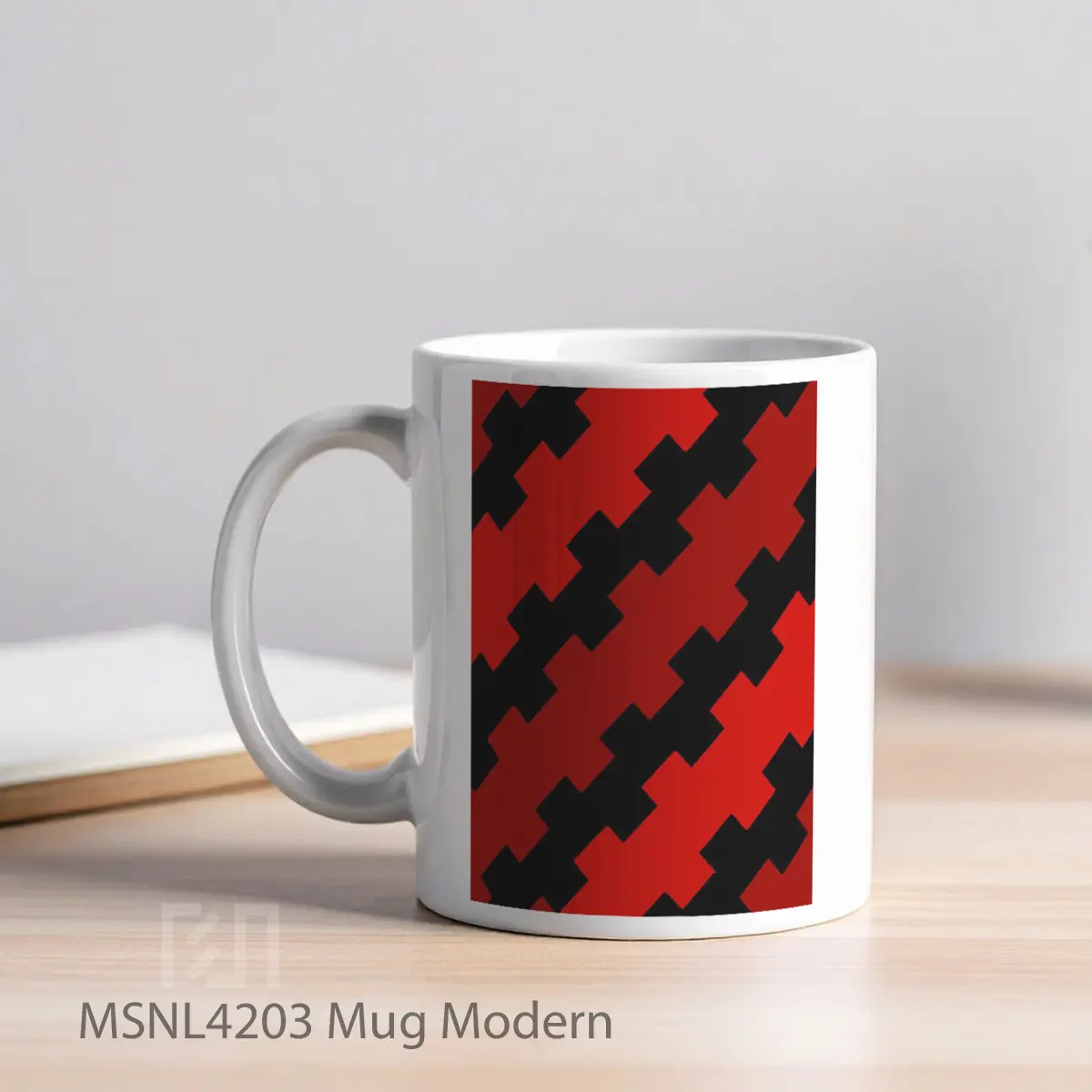 Mug Modern Gelas Keramik Tema Film MSNL4203 - Tampak Kiri