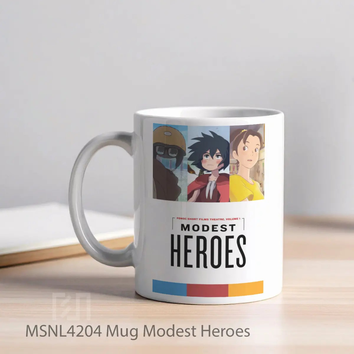 Mug Modest Heroes Gelas Keramik Tema Film MSNL4204 - Tampak Kiri