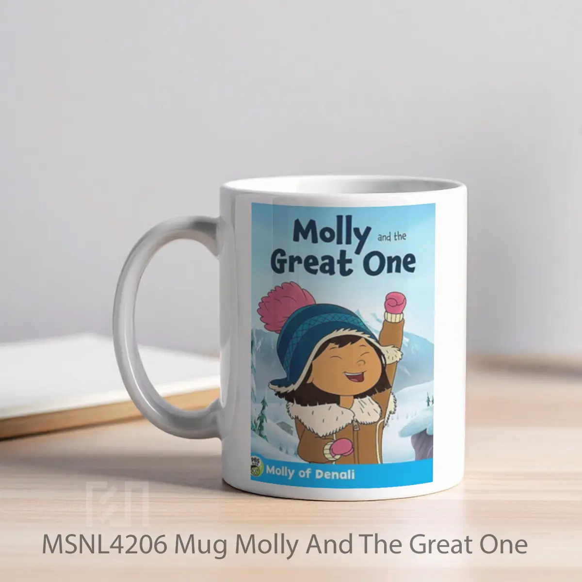 Mug Molly And The Great One Gelas Keramik Tema Film MSNL4206 - Tampak Kiri