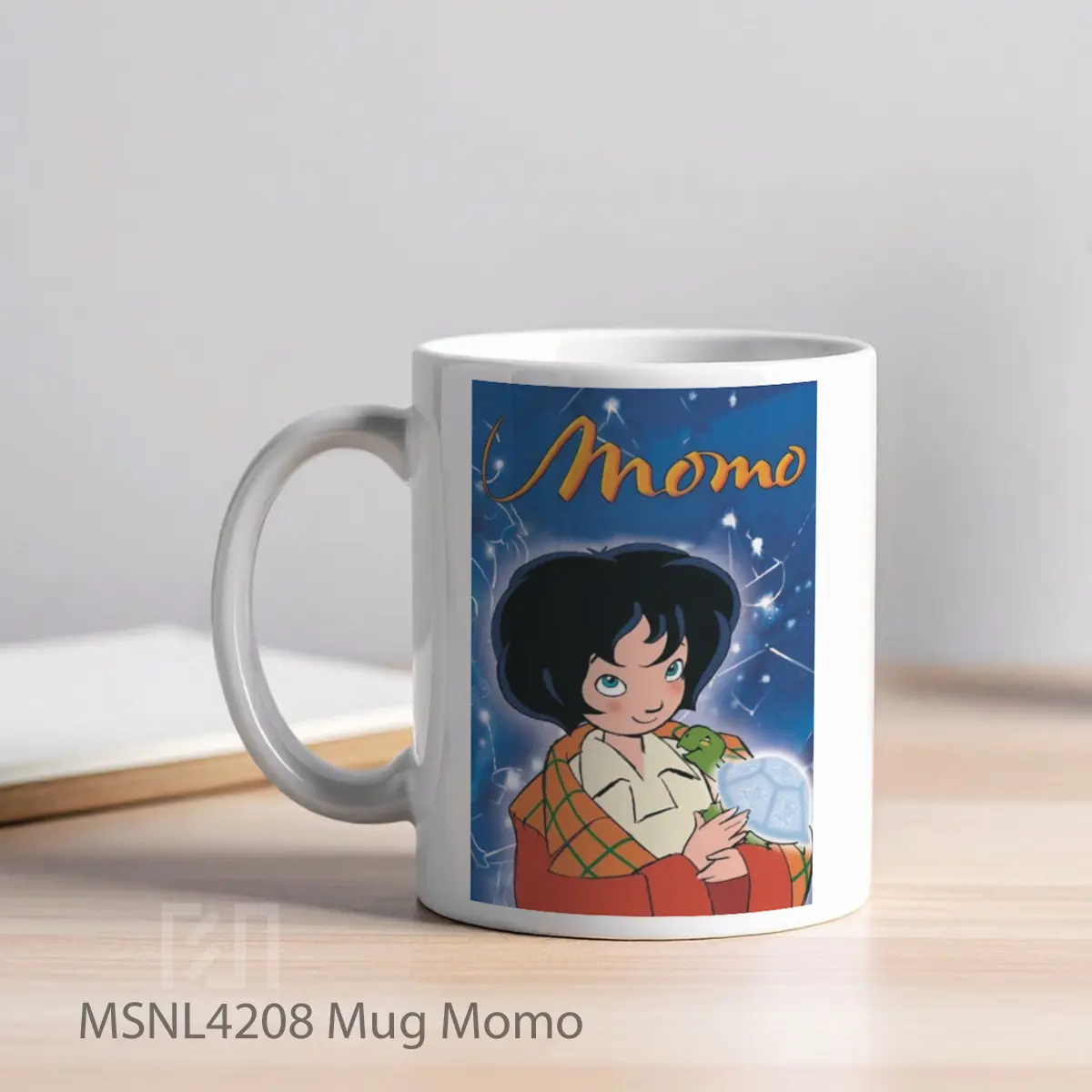 Mug Momo Gelas Keramik Tema Film MSNL4208 - Tampak Kiri