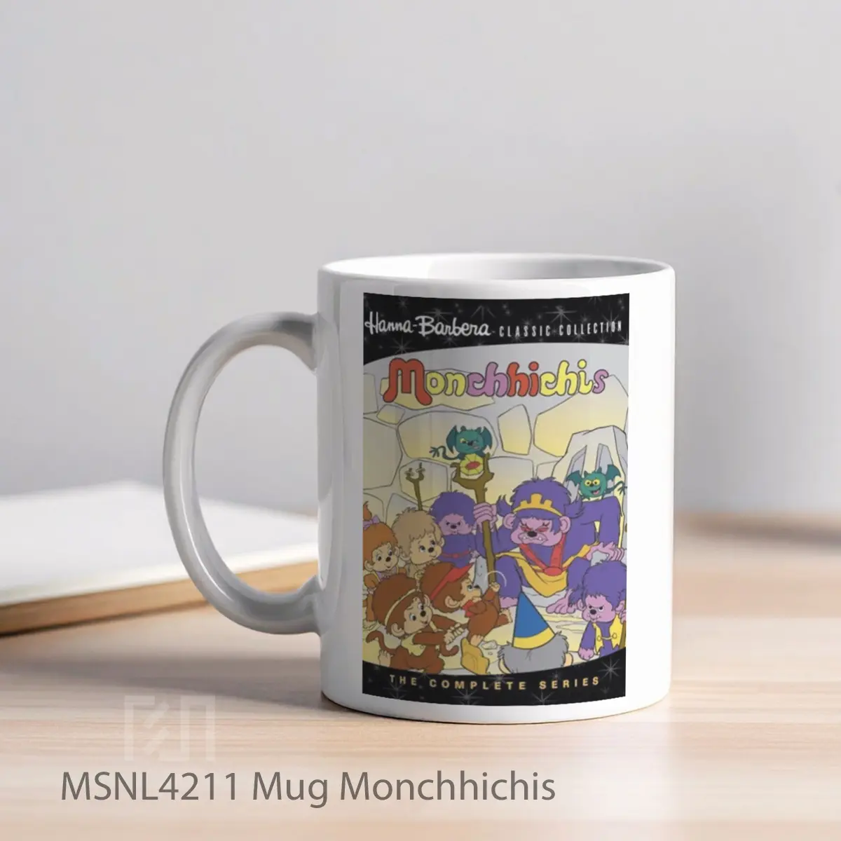 Mug Monchhichis Gelas Keramik Tema Film MSNL4211 - Tampak Kiri