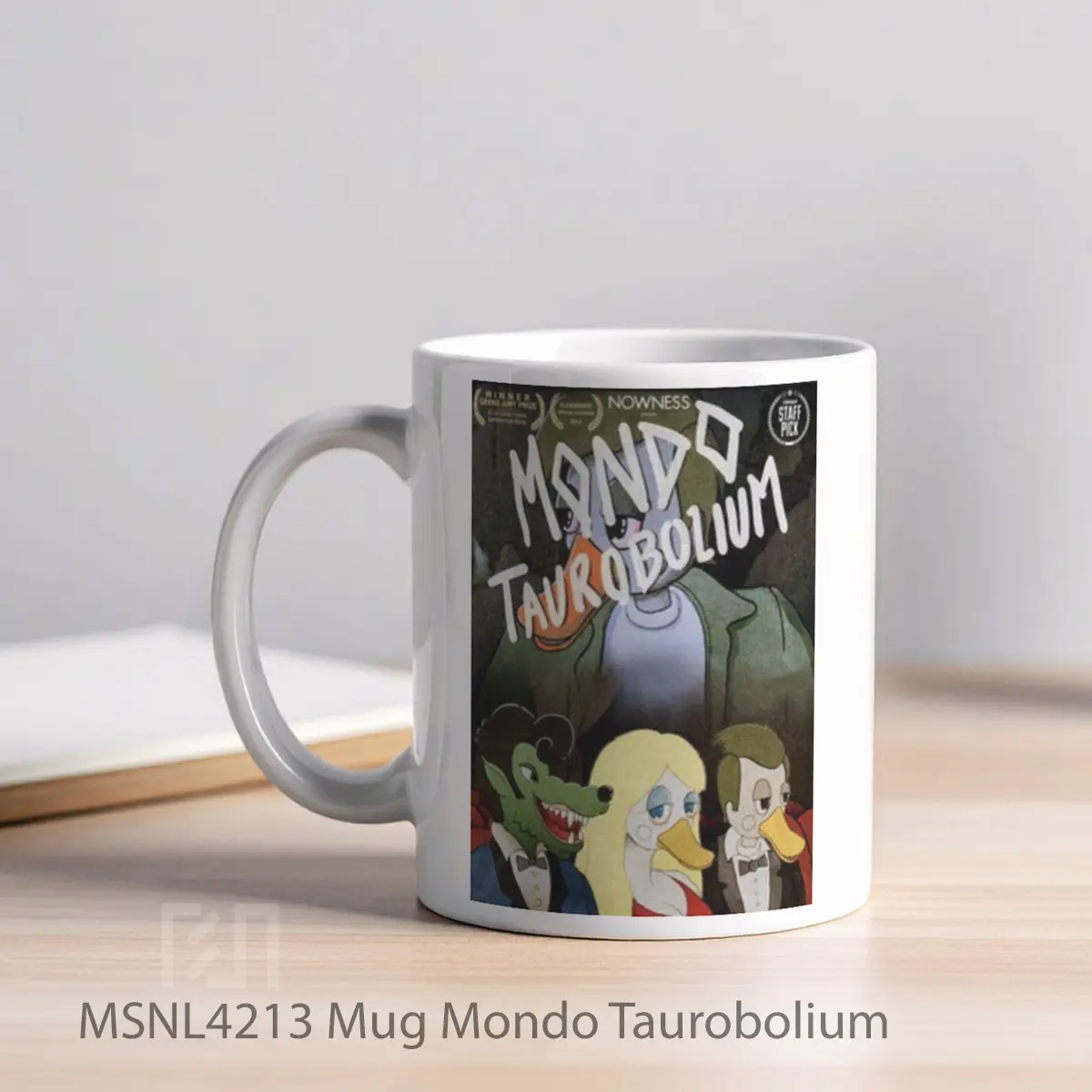 Mug Mondo Taurobolium Gelas Keramik Tema Film MSNL4213 - Tampak Kiri
