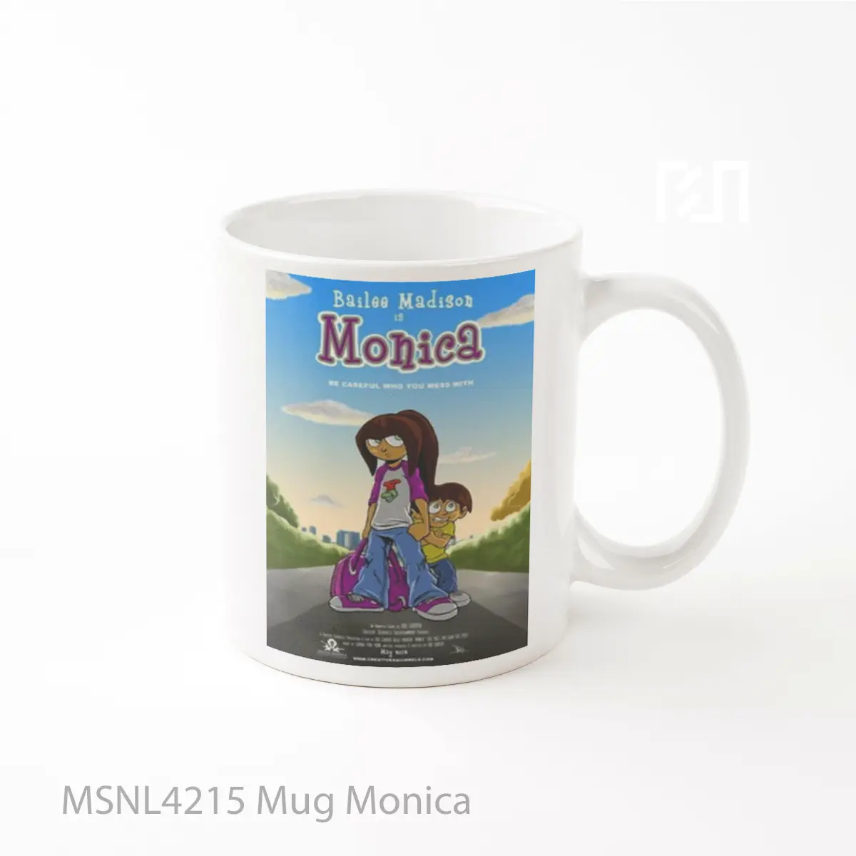 Mug Monica Gelas Keramik Tema Film MSNL4215