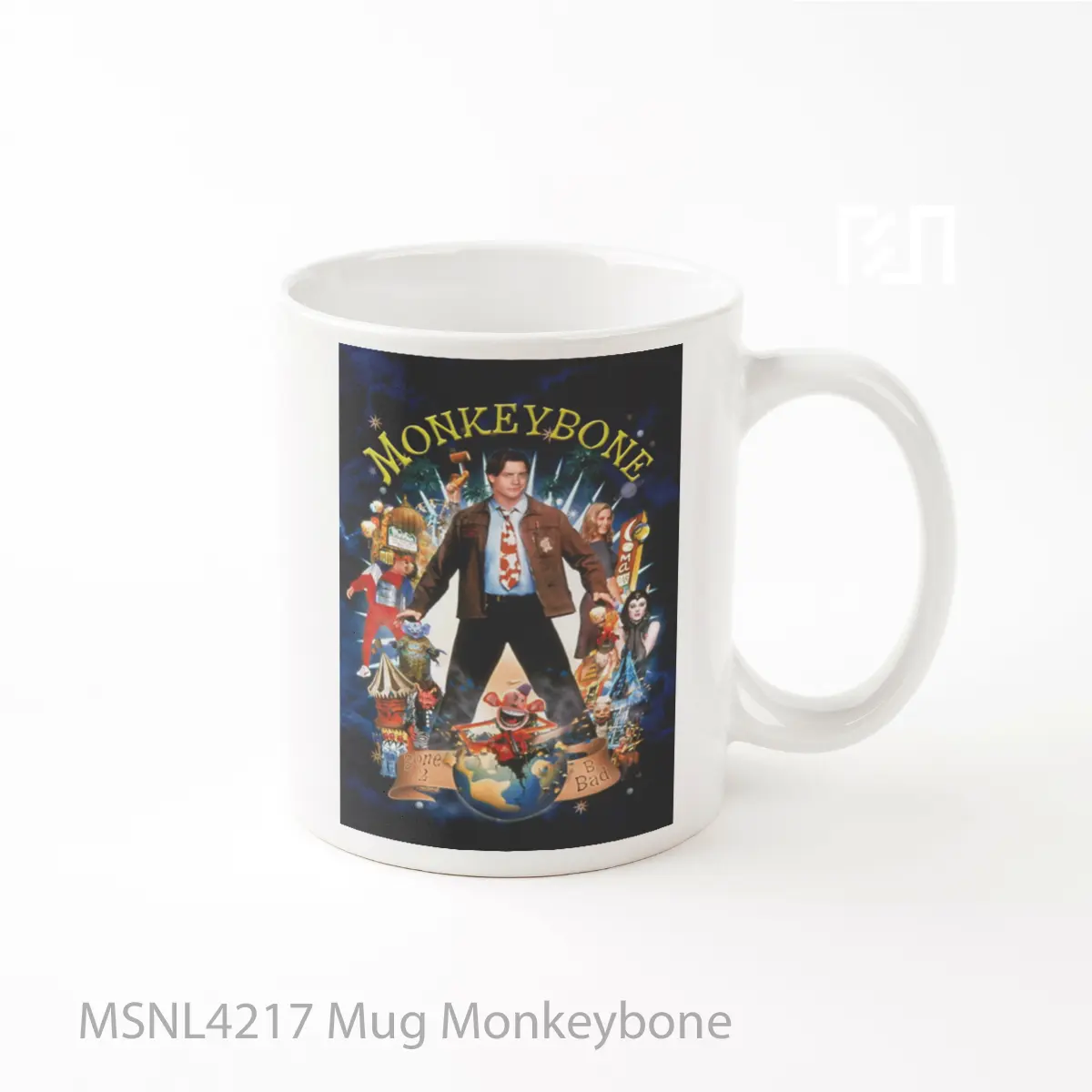 Mug Monkeybone Gelas Keramik Tema Film MSNL4217