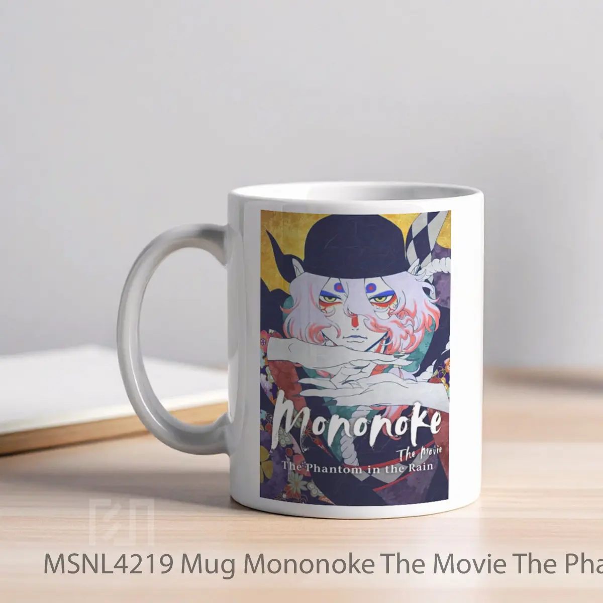 Mug Mononoke The Movie The Phantom In The Rain Gelas Keramik Tema Film MSNL4219 - Tampak Kiri