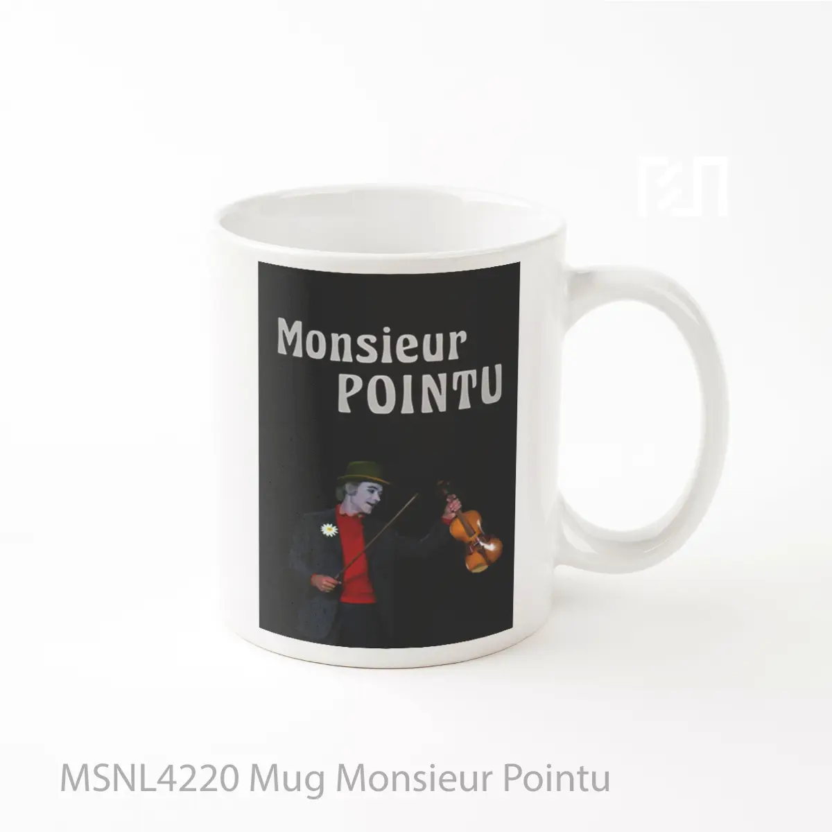 Mug Monsieur Pointu Gelas Keramik Tema Film MSNL4220