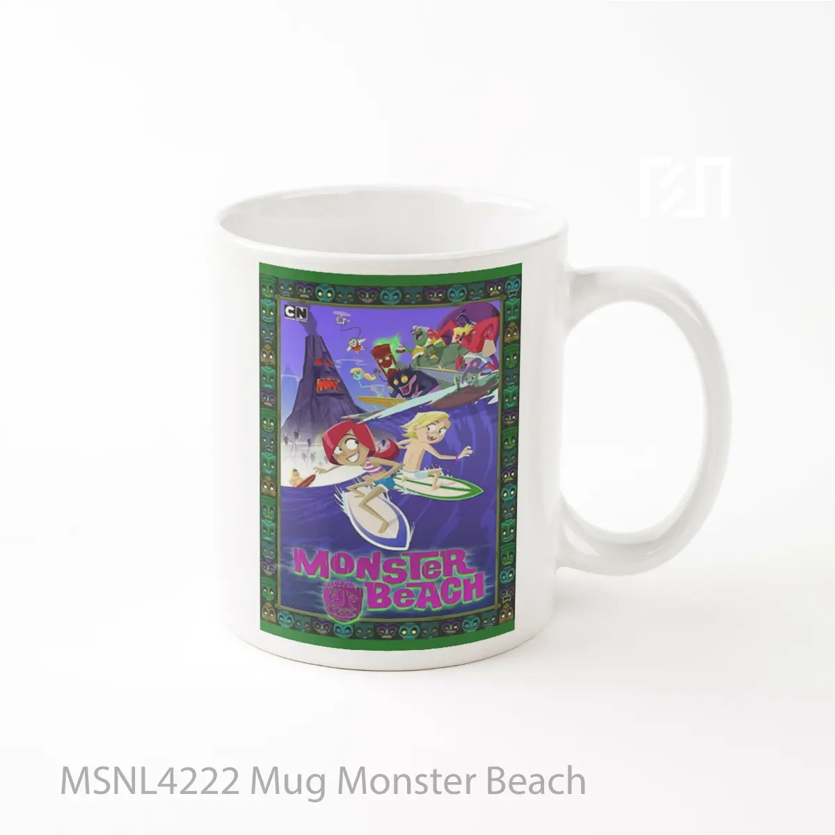 Mug Monster Beach Gelas Keramik Tema Film MSNL4222