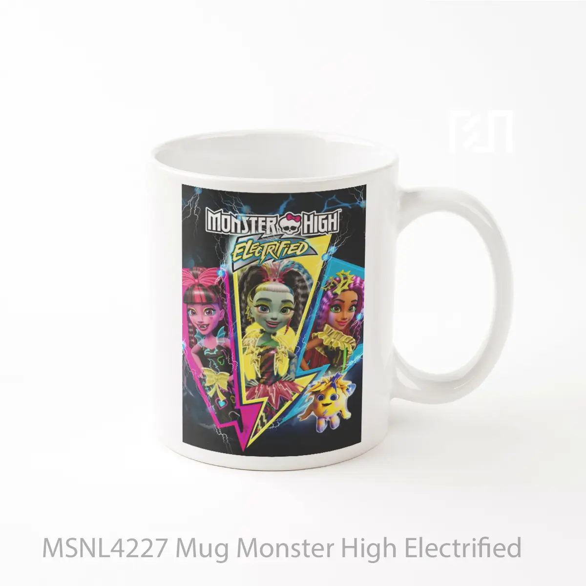 Mug Monster High Electrified Gelas Keramik Tema Film MSNL4227