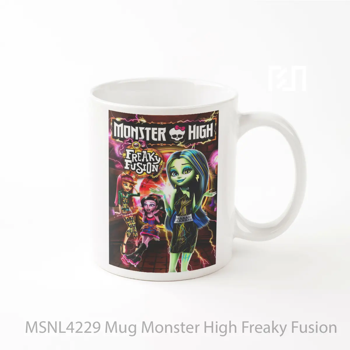 Mug Monster High Freaky Fusion Gelas Keramik Tema Film MSNL4229