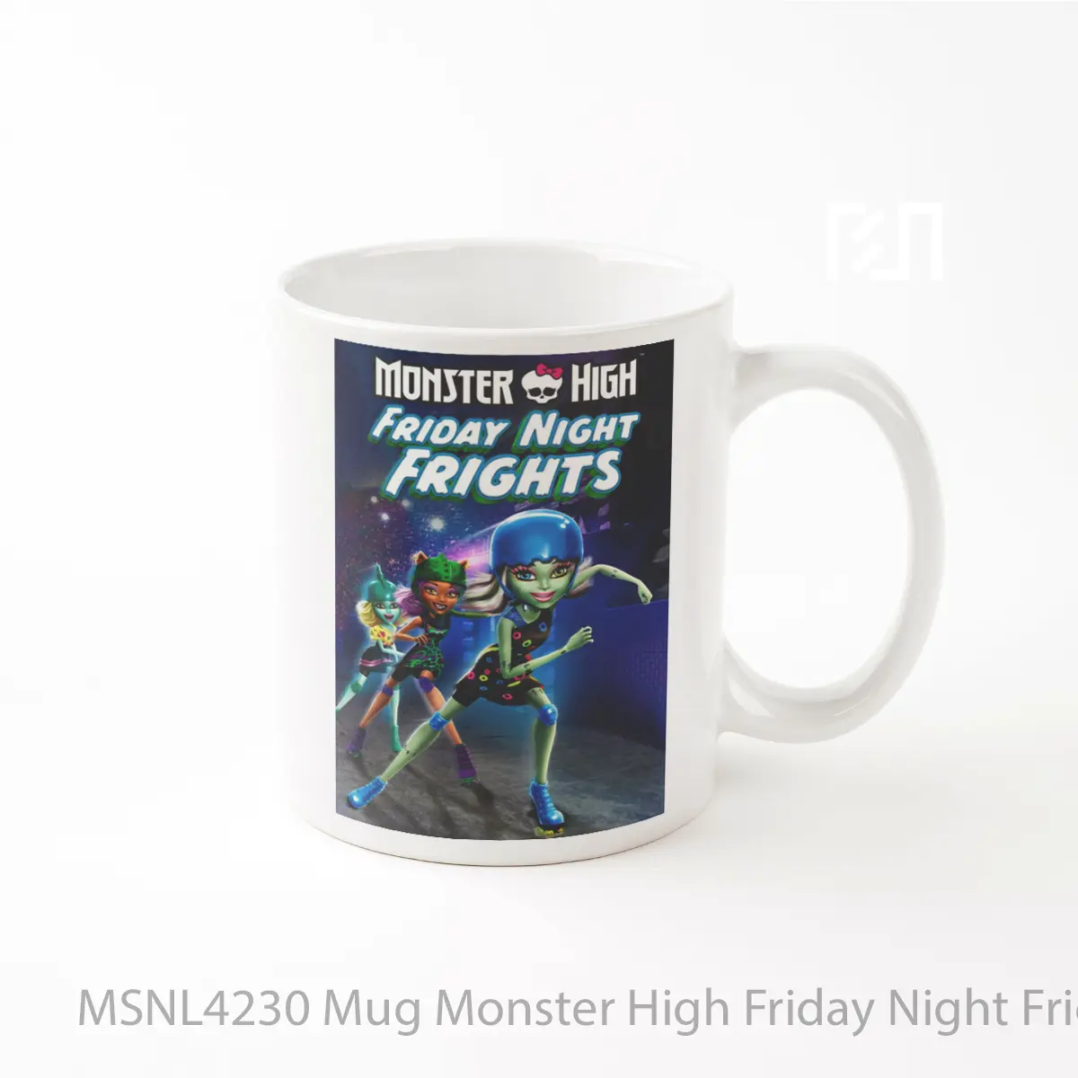 Mug Monster High Friday Night Frights Gelas Keramik Tema Film MSNL4230