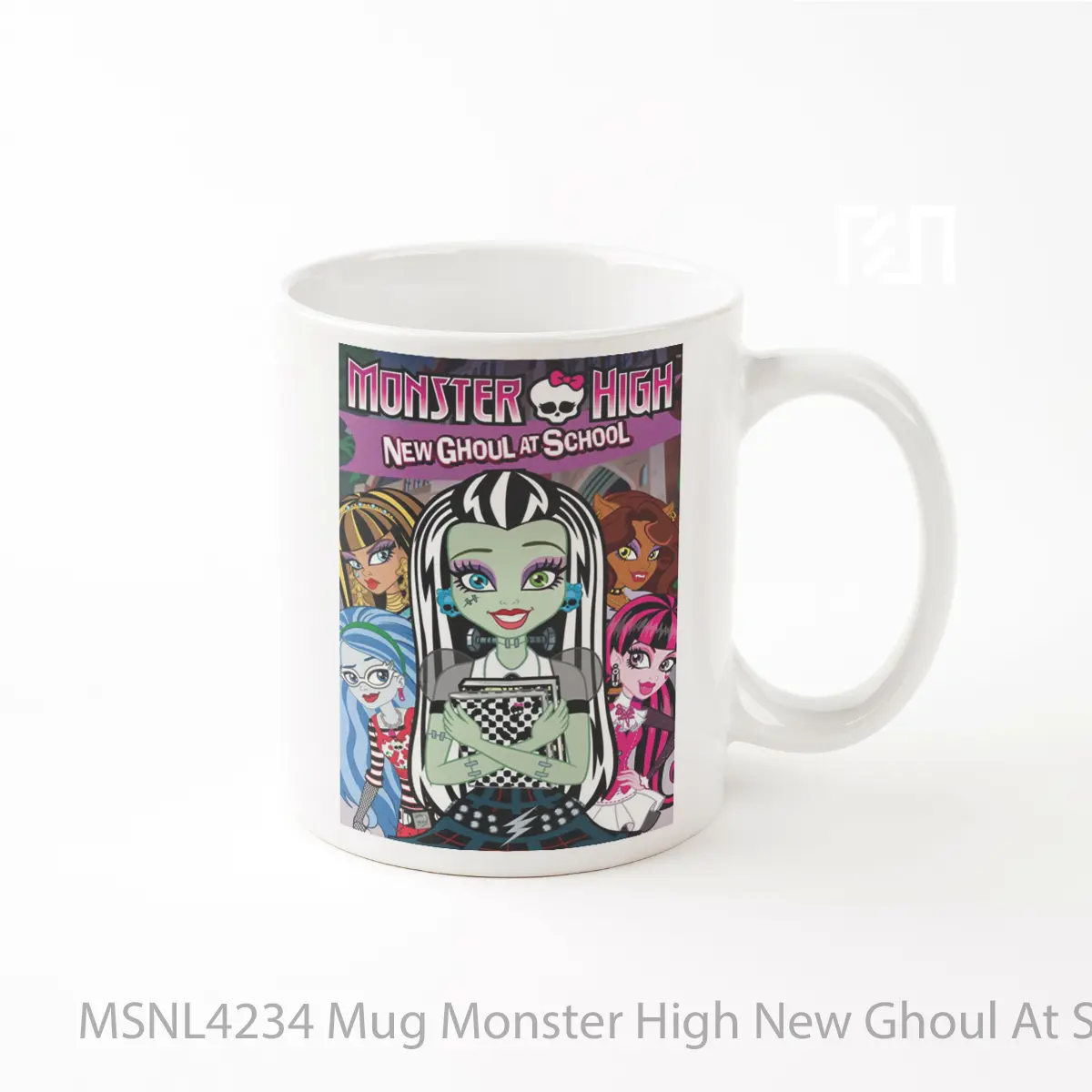 Mug Monster High New Ghoul At School Gelas Keramik Tema Film MSNL4234