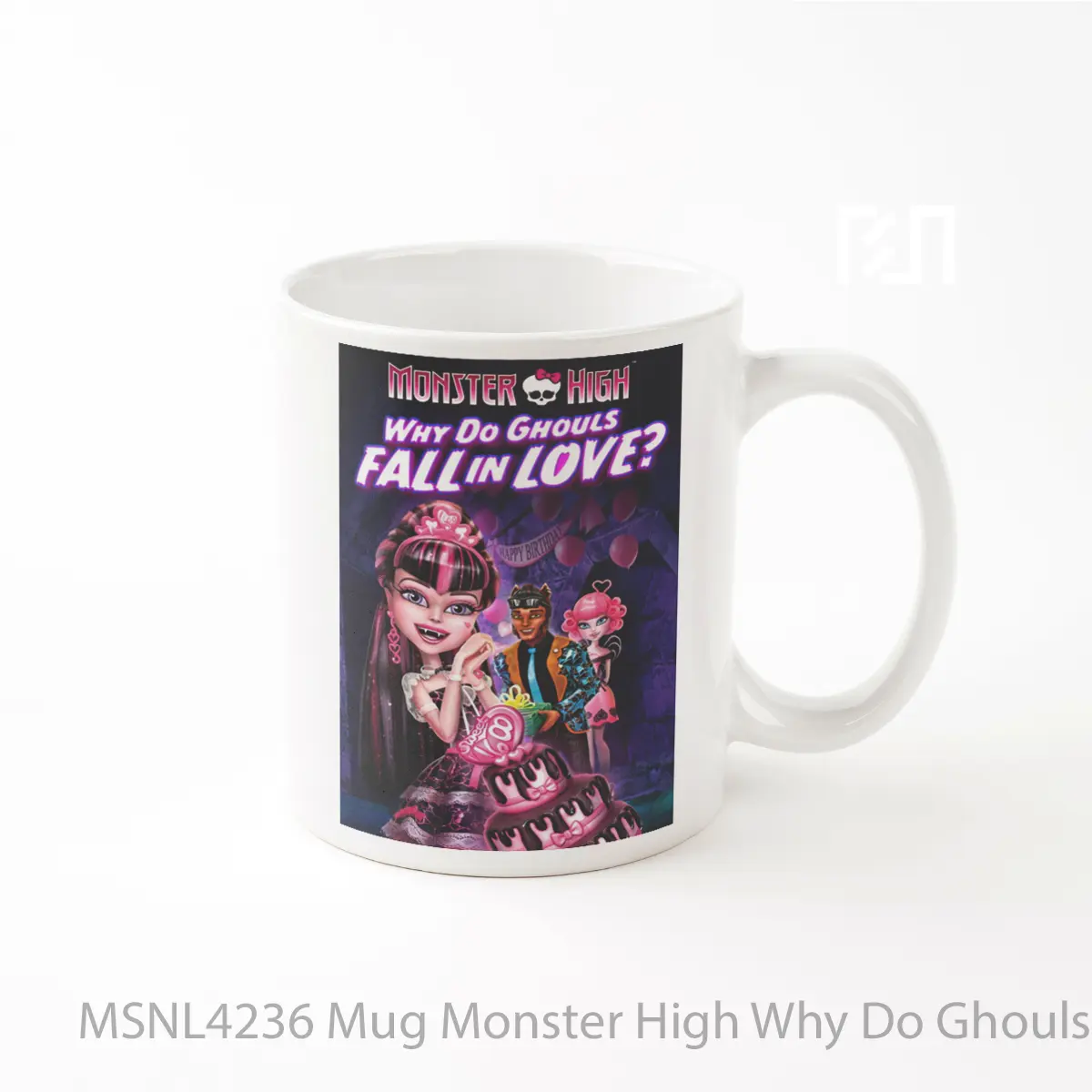 Mug Monster High Why Do Ghouls Fall In Love Gelas Keramik Tema Film MSNL4236