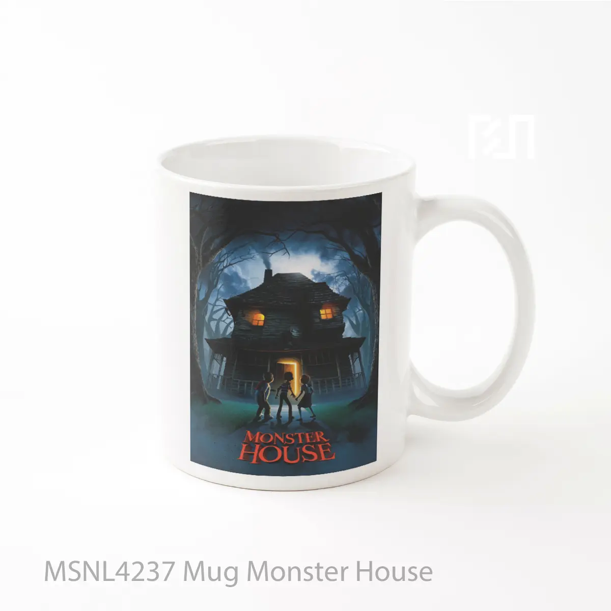 Mug Monster House Gelas Keramik Tema Film MSNL4237