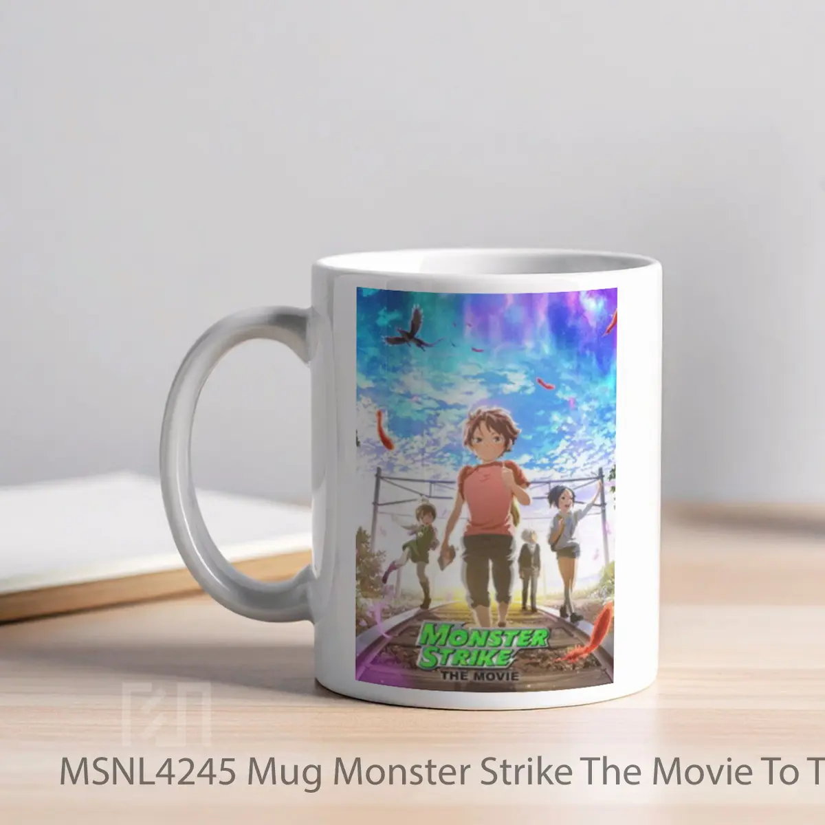 Mug Monster Strike The Movie To The Place Of Beginnings Gelas Keramik Tema Film MSNL4245 - Tampak Kiri
