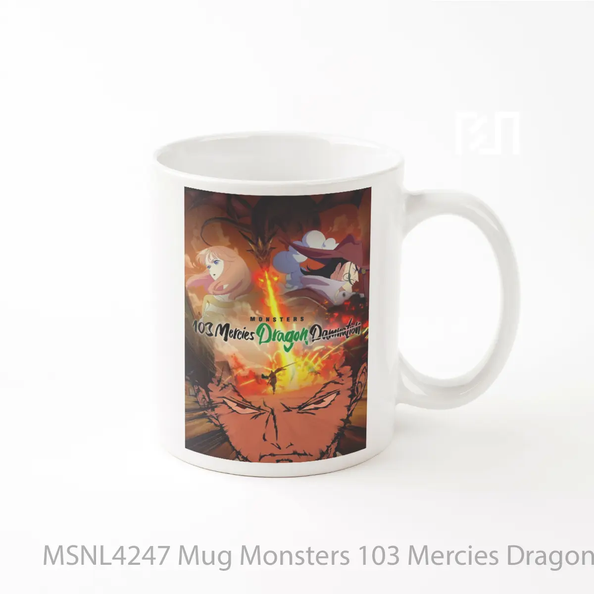 Mug Monsters 103 Mercies Dragon Damnation Gelas Keramik Tema Film MSNL4247