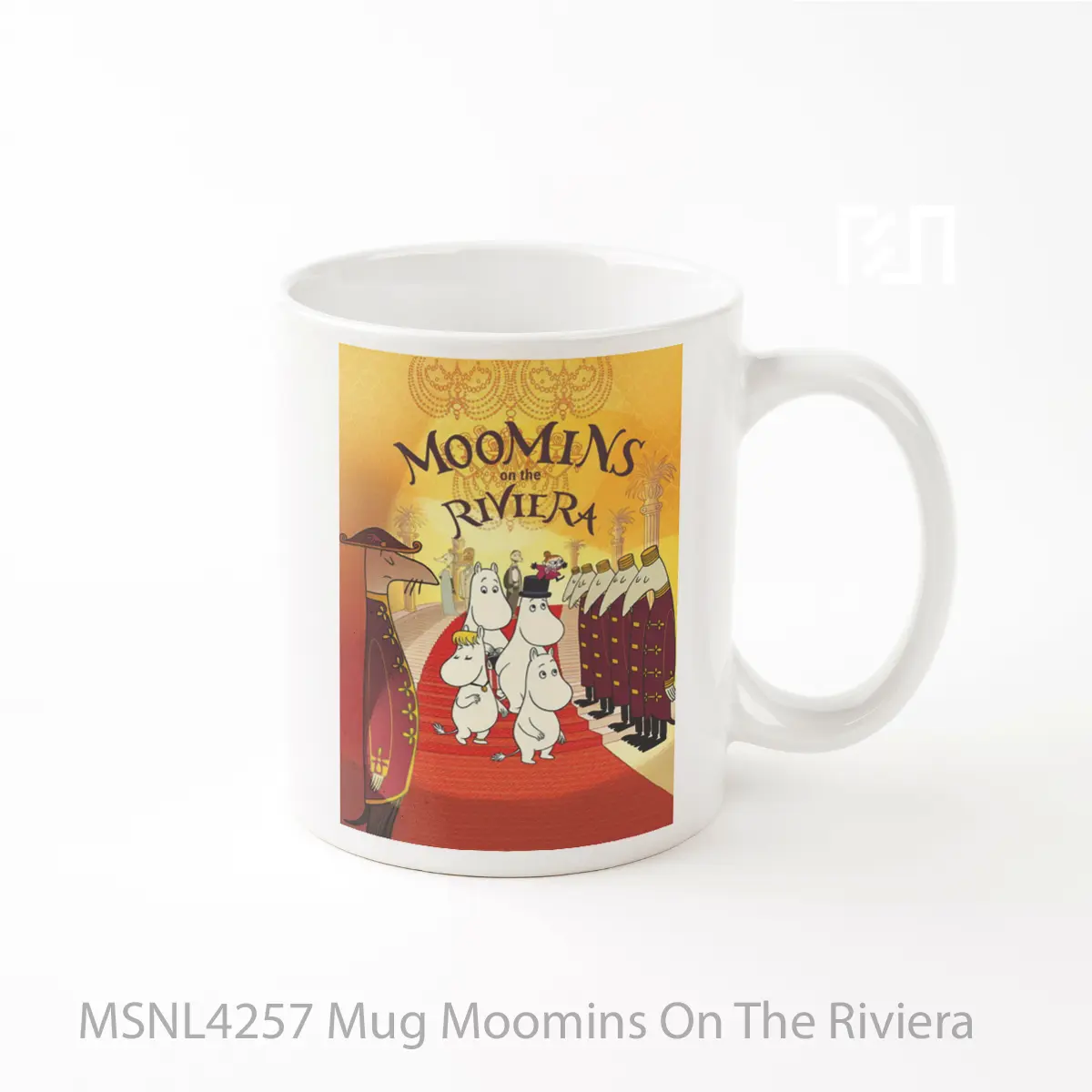 Mug Moomins On The Riviera Gelas Keramik Tema Film MSNL4257
