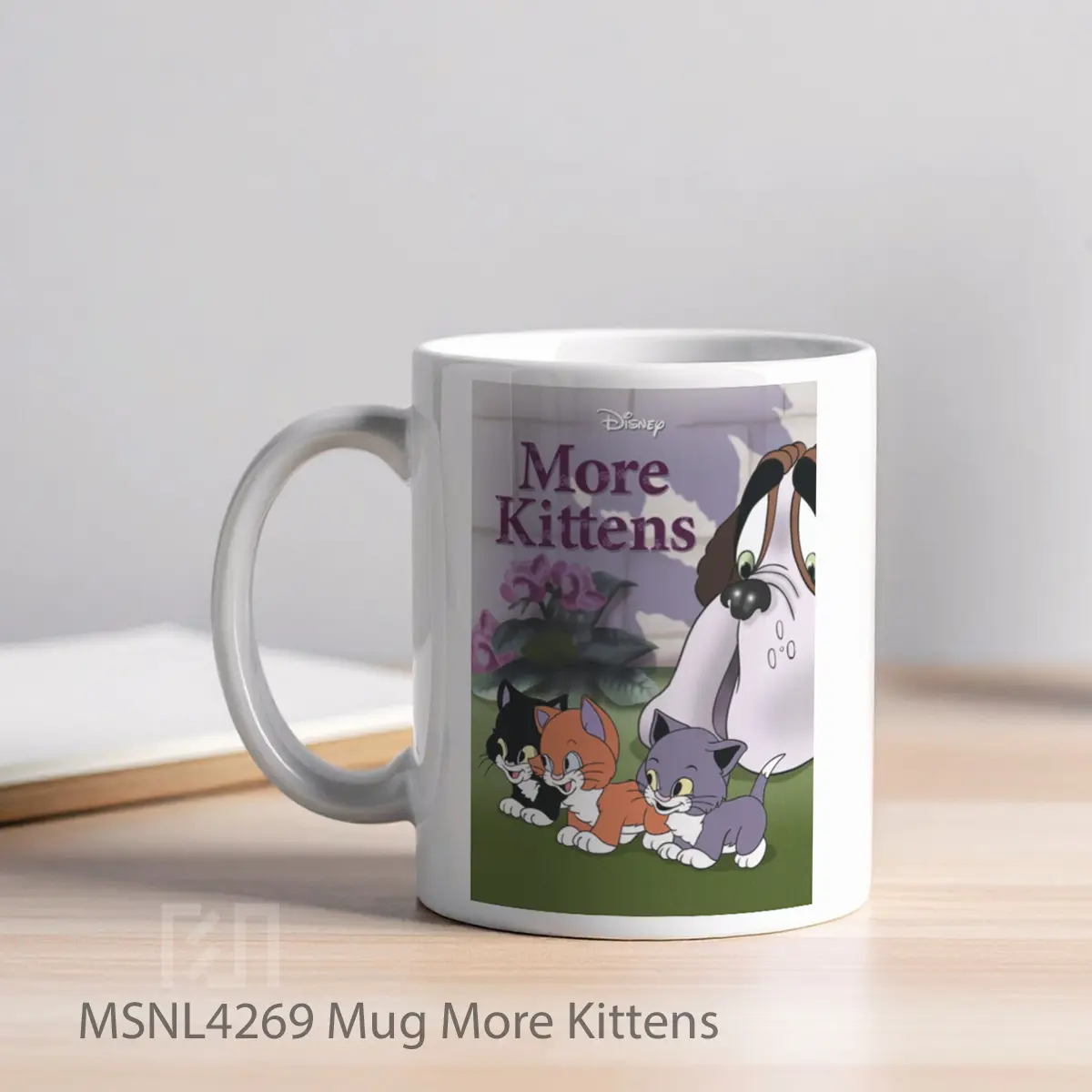 Mug More Kittens Gelas Keramik Tema Film MSNL4269 - Tampak Kiri