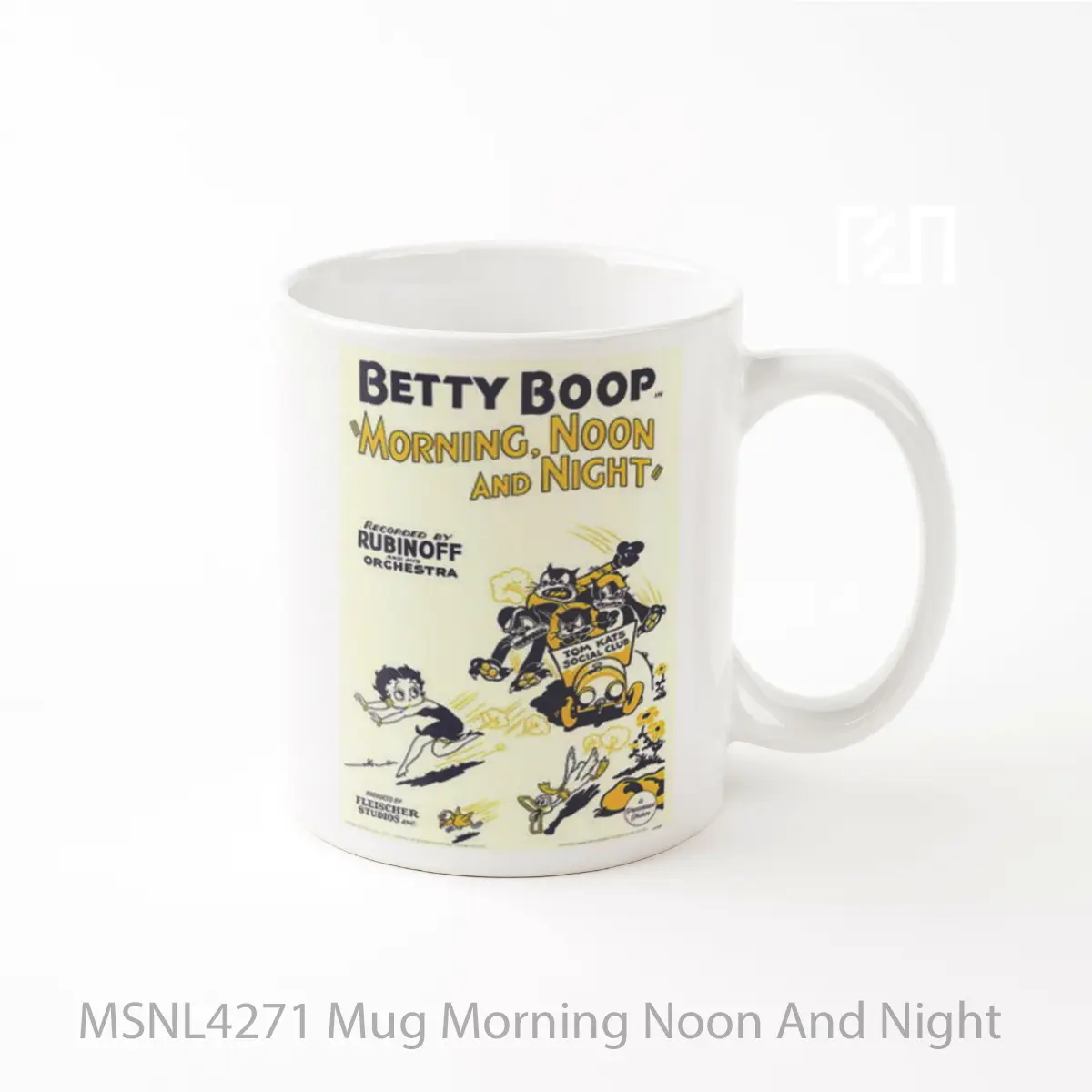 Mug Morning Noon And Night Gelas Keramik Tema Film MSNL4271