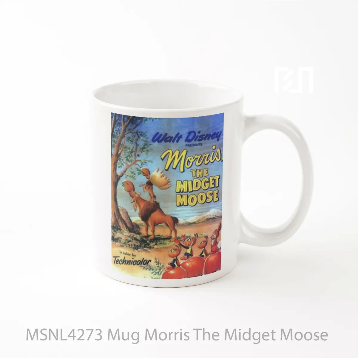 Mug Morris The Midget Moose Gelas Keramik Tema Film MSNL4273