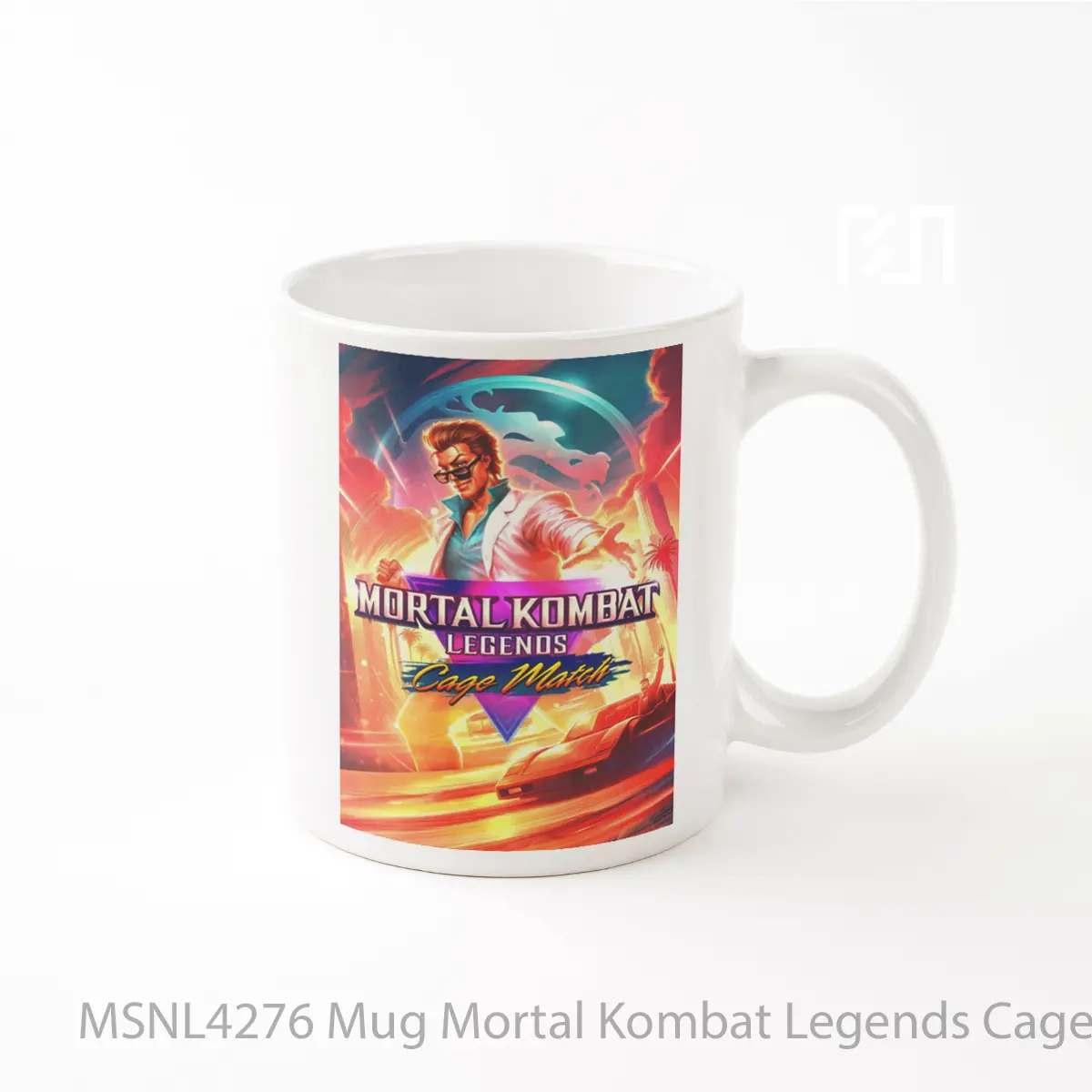 Mug Mortal Kombat Legends Cage Match Gelas Keramik Tema Film MSNL4276