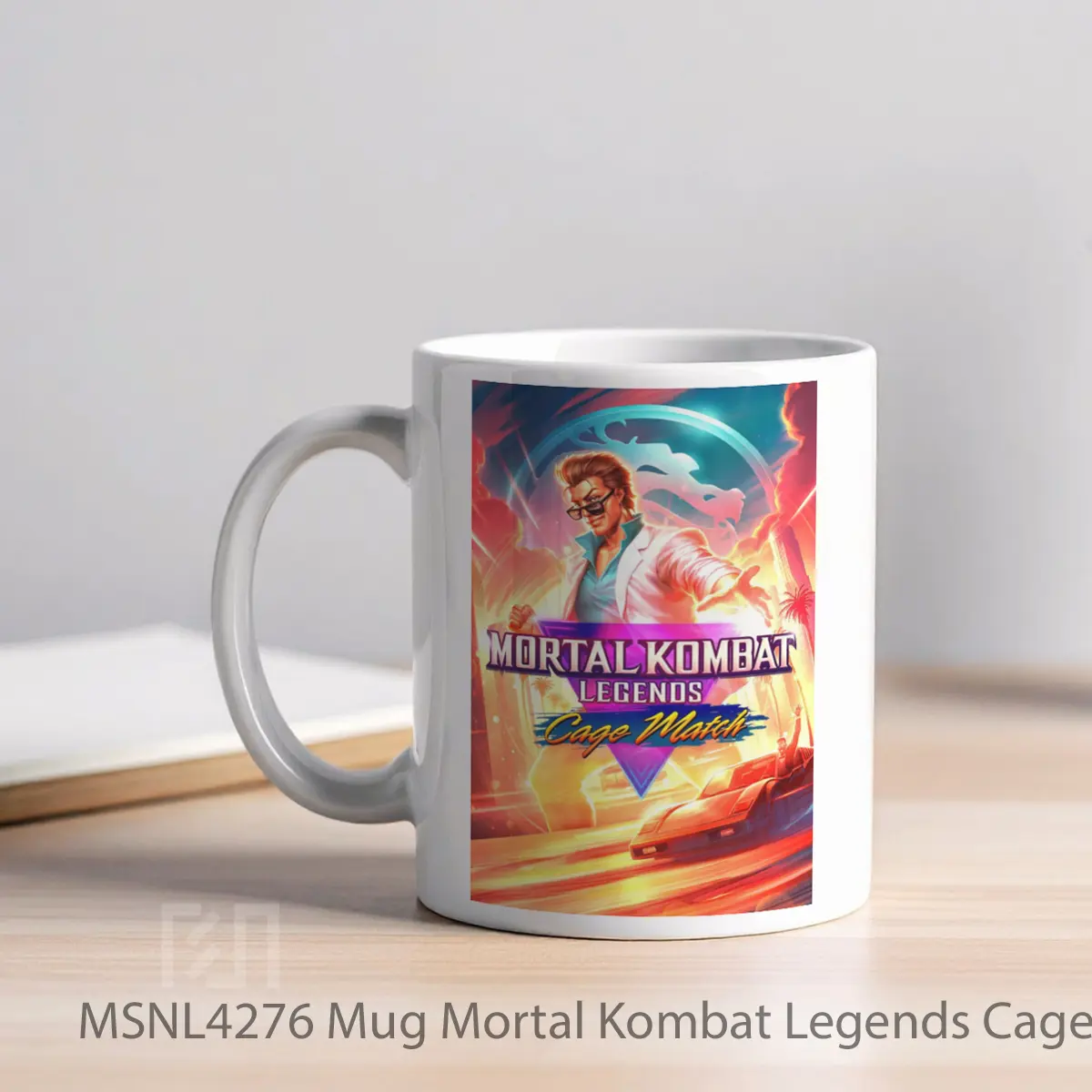 Mug Mortal Kombat Legends Cage Match Gelas Keramik Tema Film MSNL4276 - Tampak Kiri