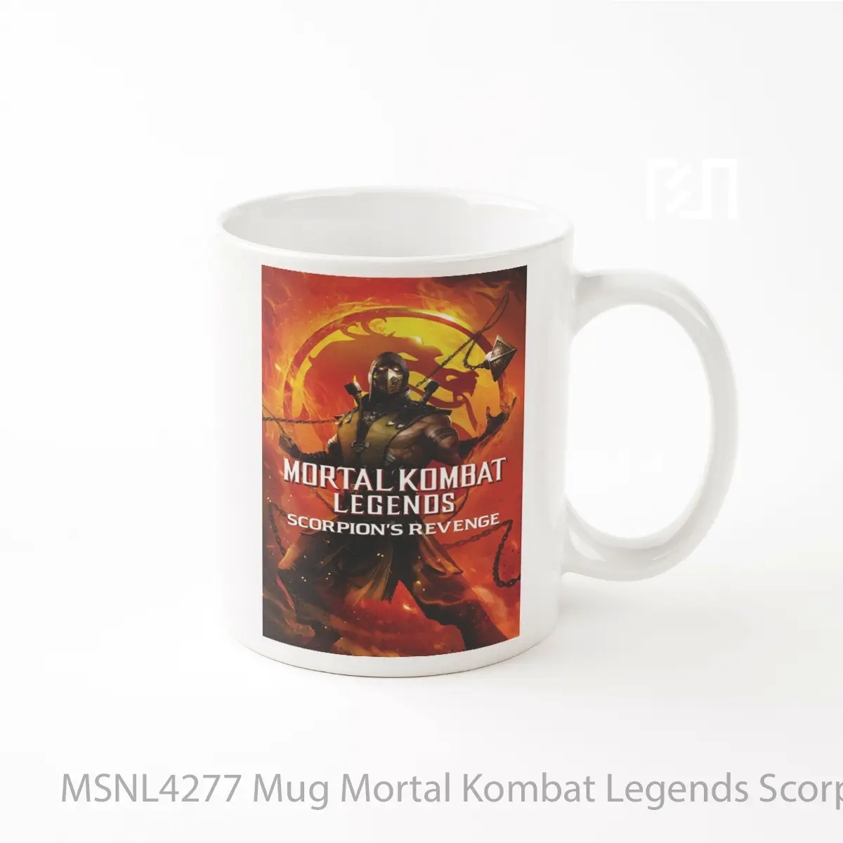 Mug Mortal Kombat Legends Scorpion S Revenge Gelas Keramik Tema Film MSNL4277