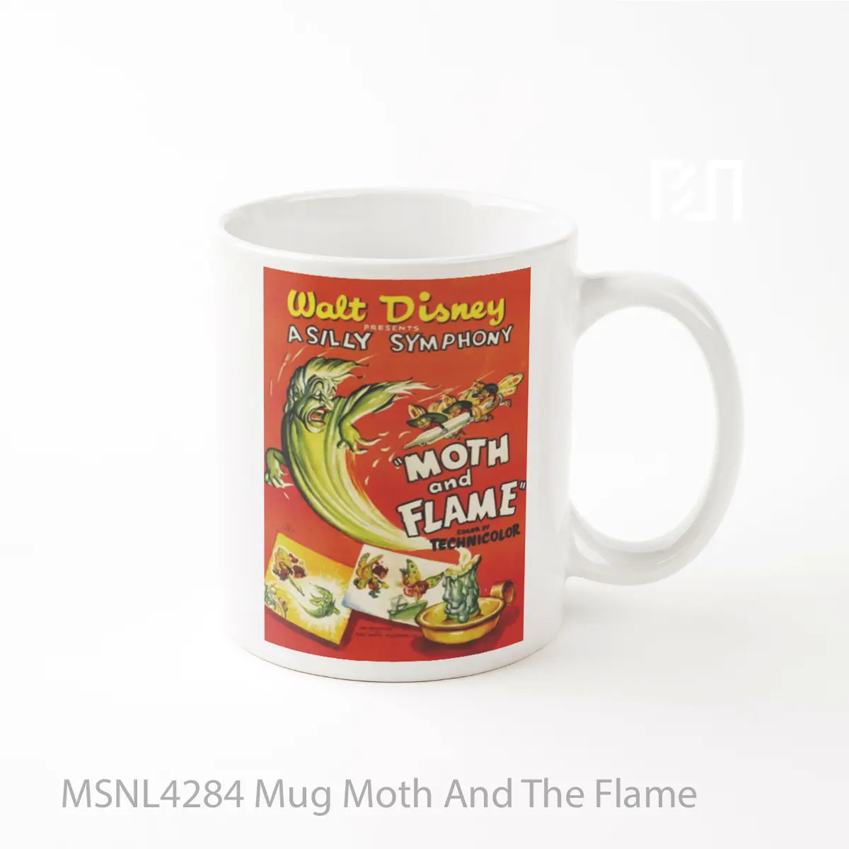 Mug Moth And The Flame Gelas Keramik Tema Film MSNL4284