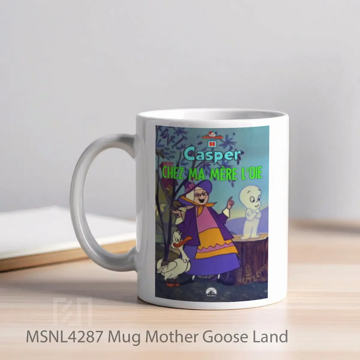 Mug Mother Goose Land Gelas Keramik Tema Film MSNL4287 - Tampak Kiri