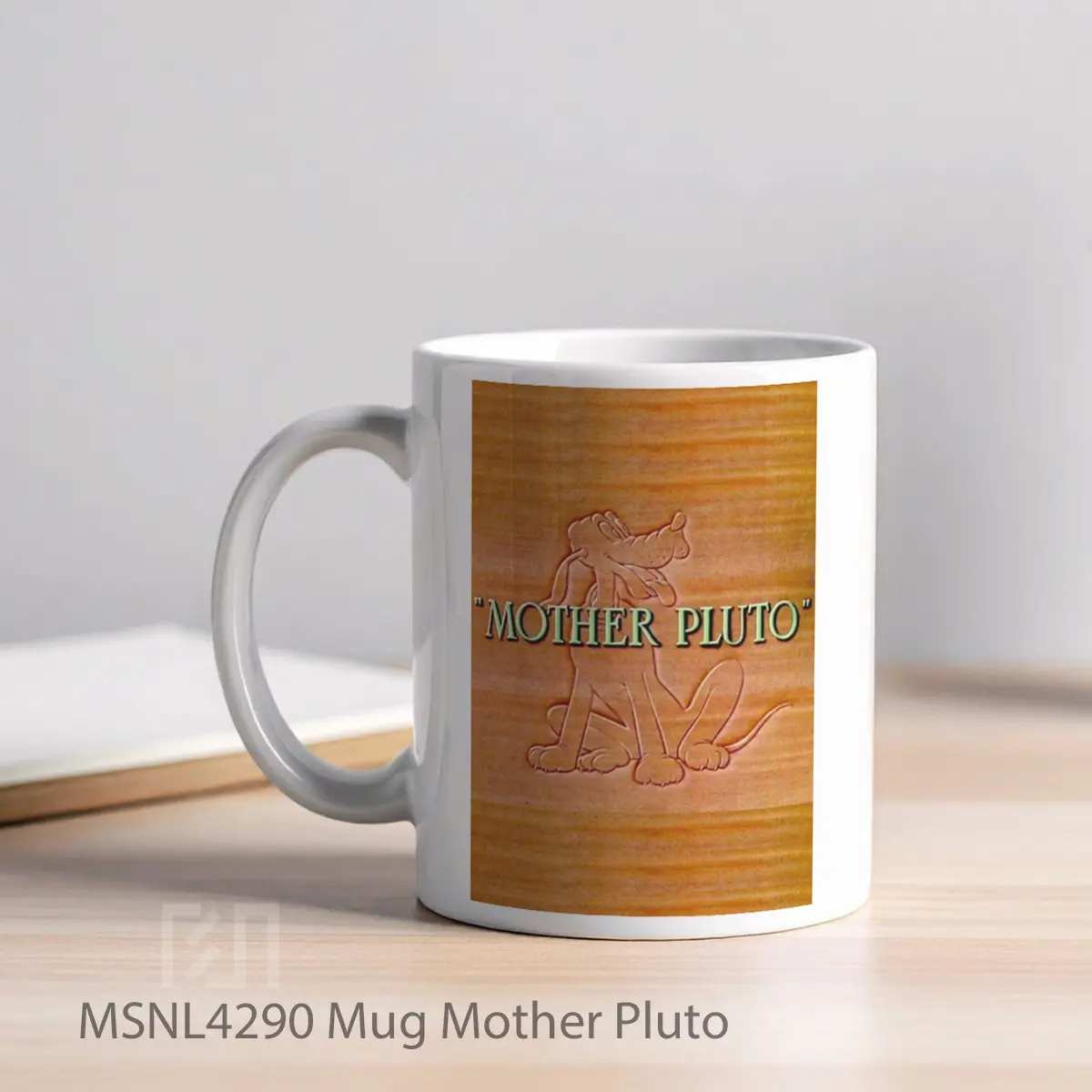 Mug Mother Pluto Gelas Keramik Tema Film MSNL4290 - Tampak Kiri