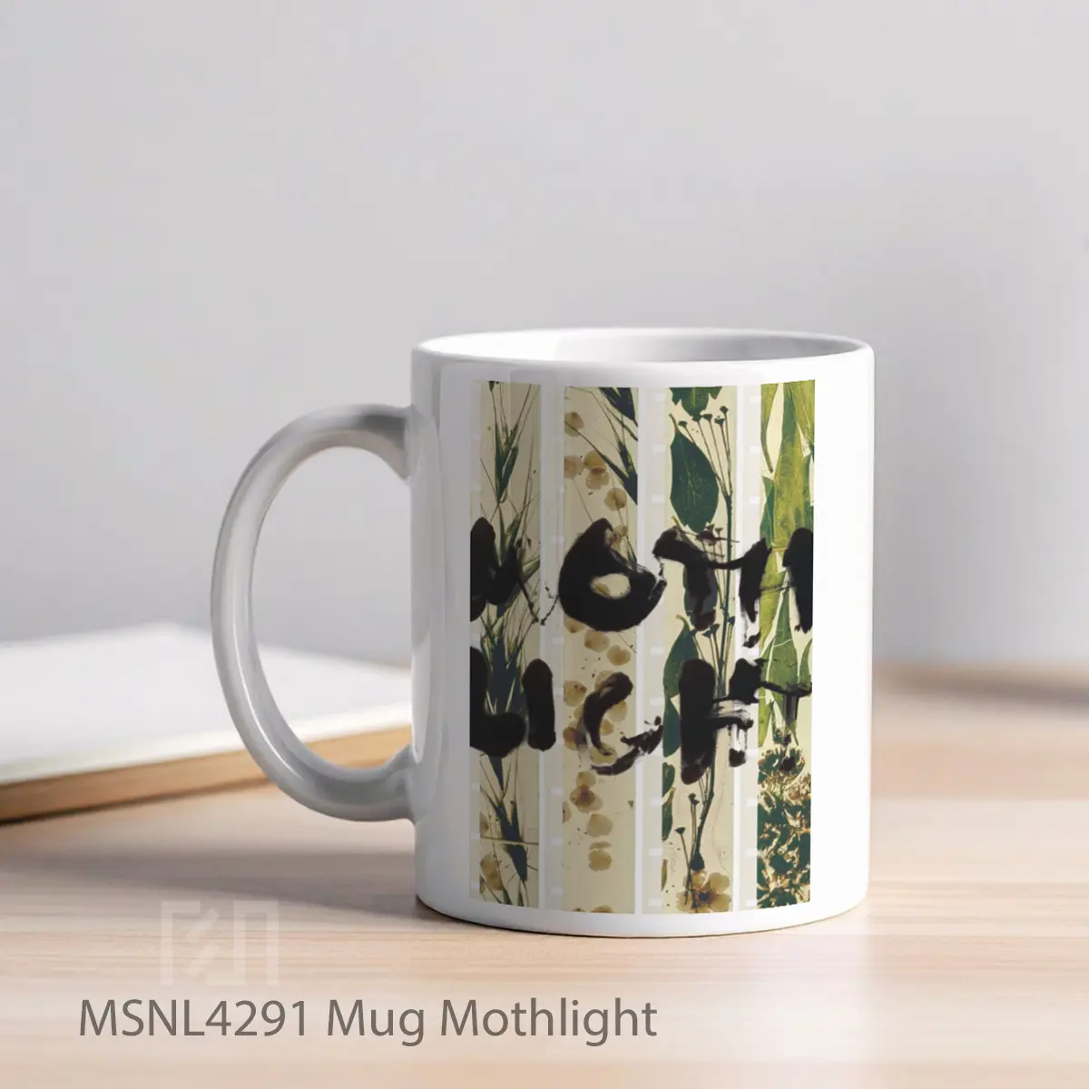 Mug Mothlight Gelas Keramik Tema Film MSNL4291 - Tampak Kiri