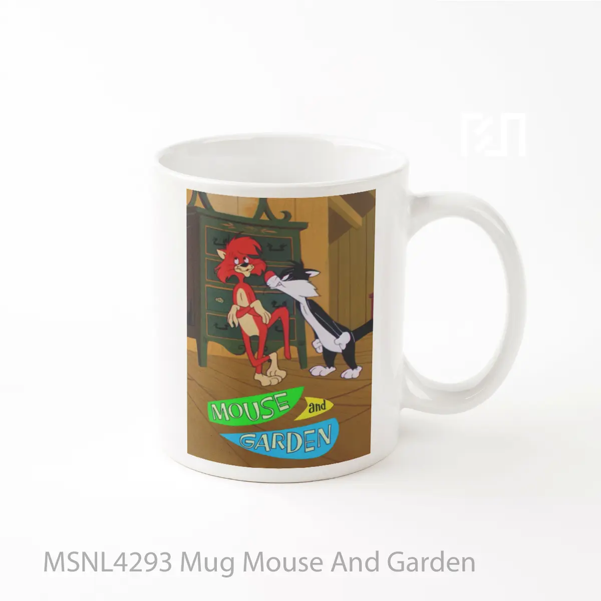 Mug Mouse And Garden Gelas Keramik Tema Film MSNL4293