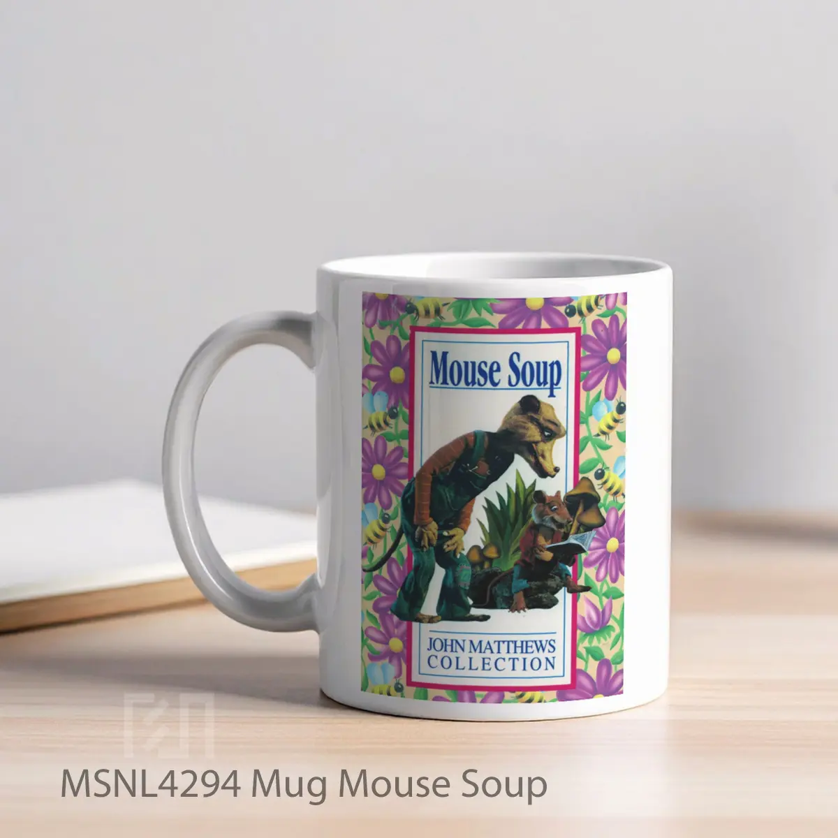 Mug Mouse Soup Gelas Keramik Tema Film MSNL4294 - Tampak Kiri