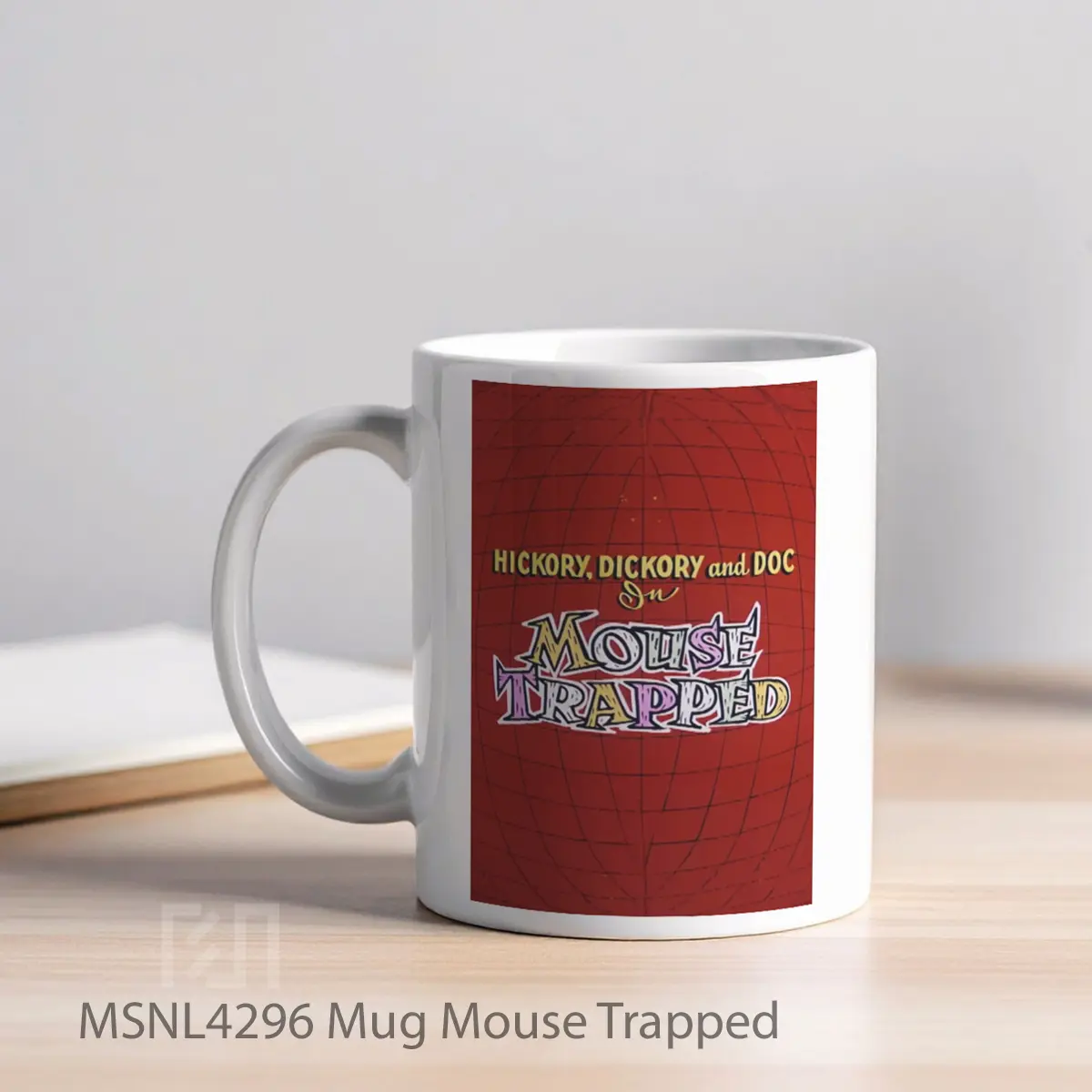 Mug Mouse Trapped Gelas Keramik Tema Film MSNL4296 - Tampak Kiri