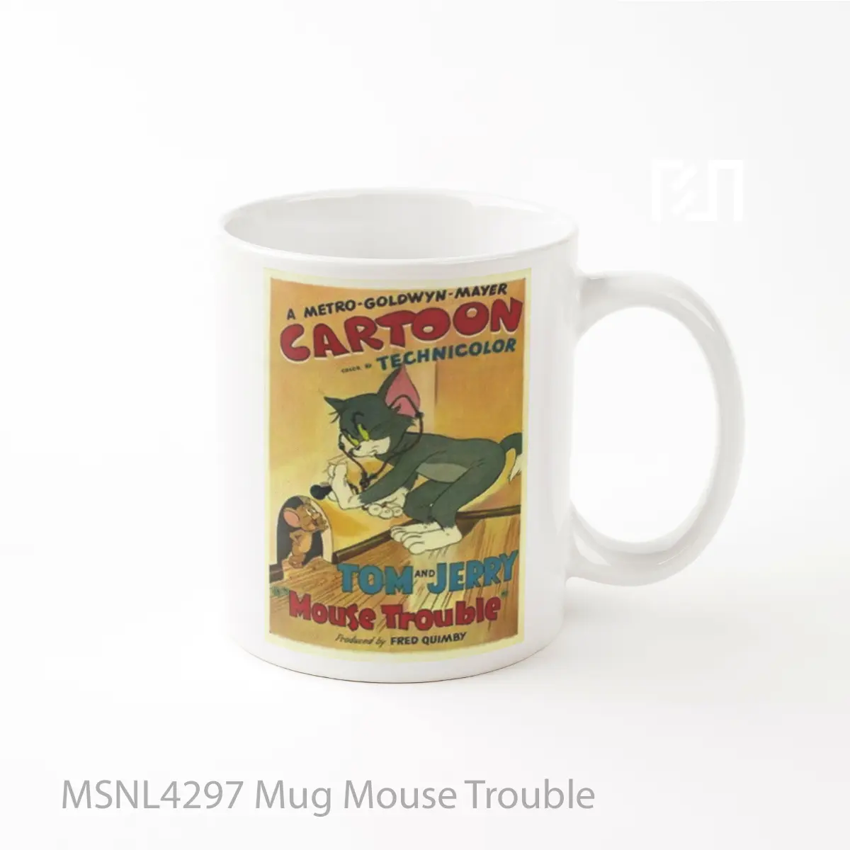 Mug Mouse Trouble Gelas Keramik Tema Film MSNL4297