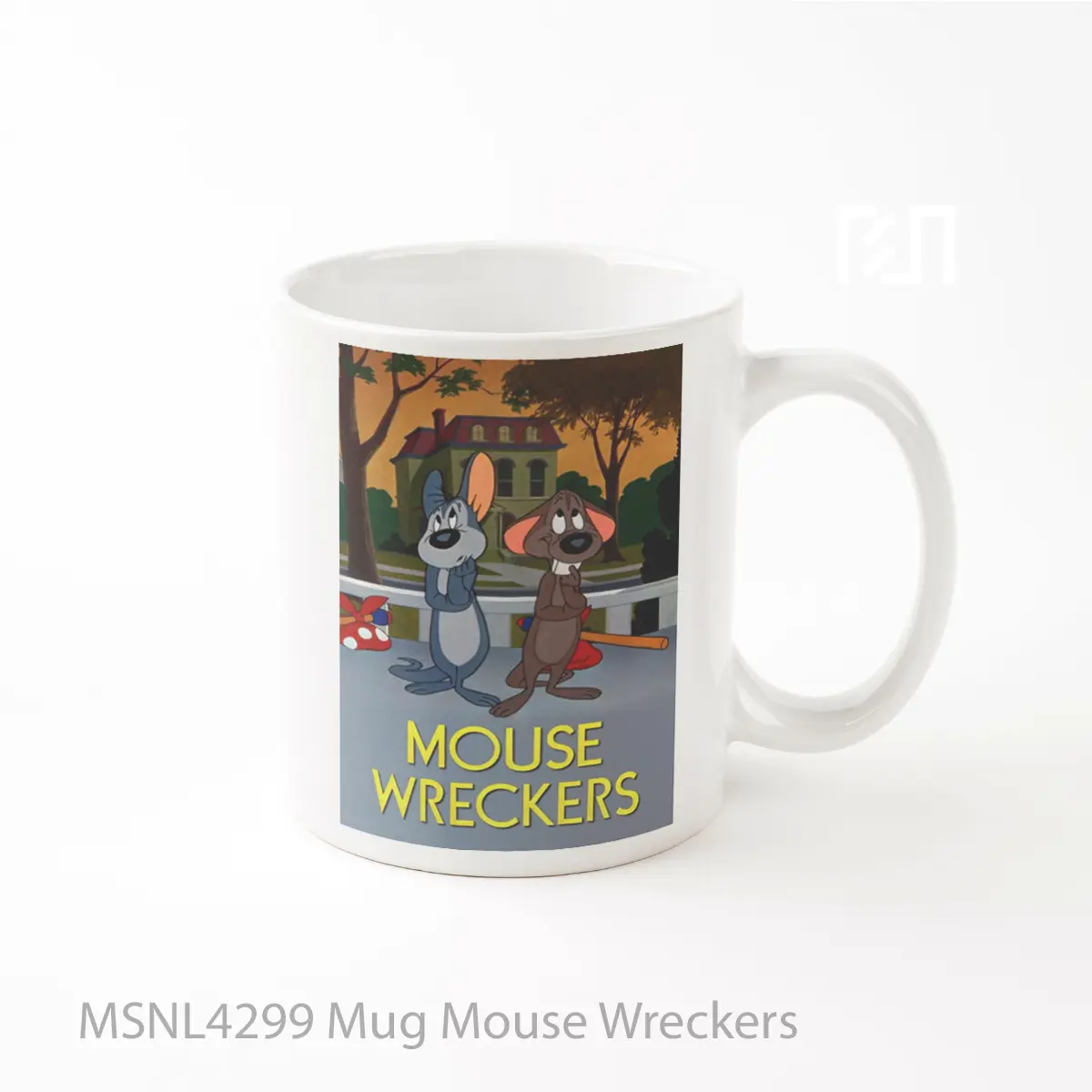 Mug Mouse Wreckers Gelas Keramik Tema Film MSNL4299