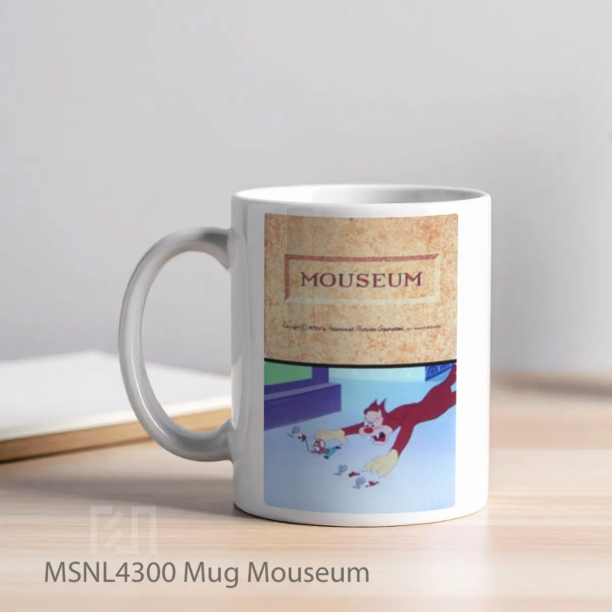 Mug Mouseum Gelas Keramik Tema Film MSNL4300 - Tampak Kiri